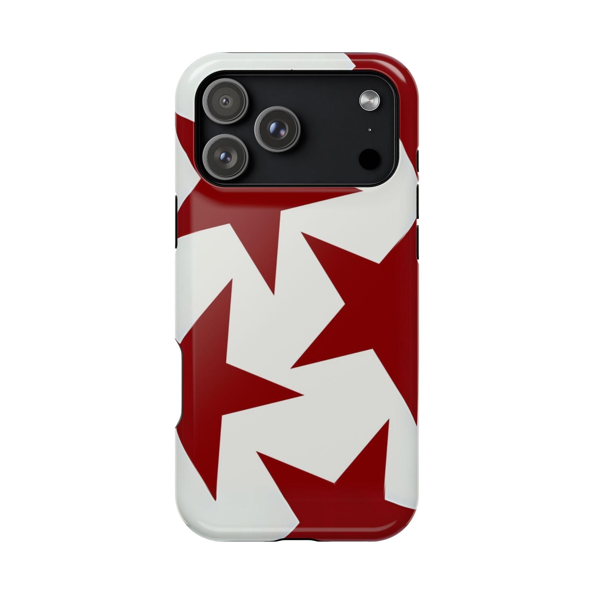 “red stars” protective phone case