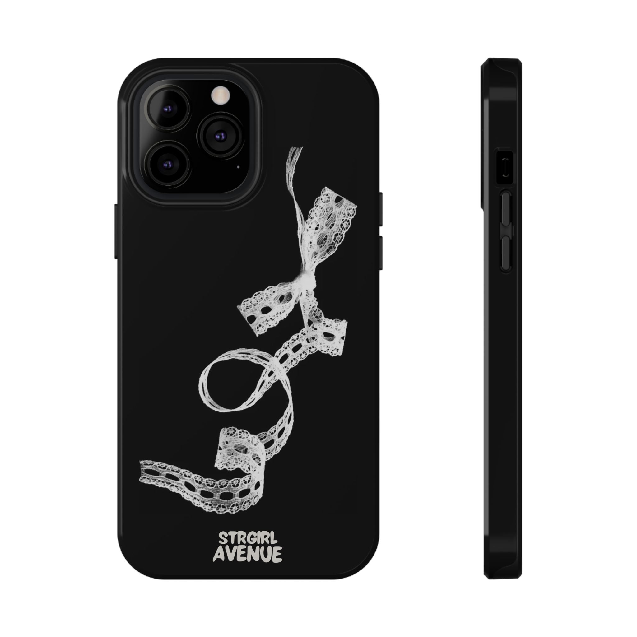 “lace tied” protective phone case