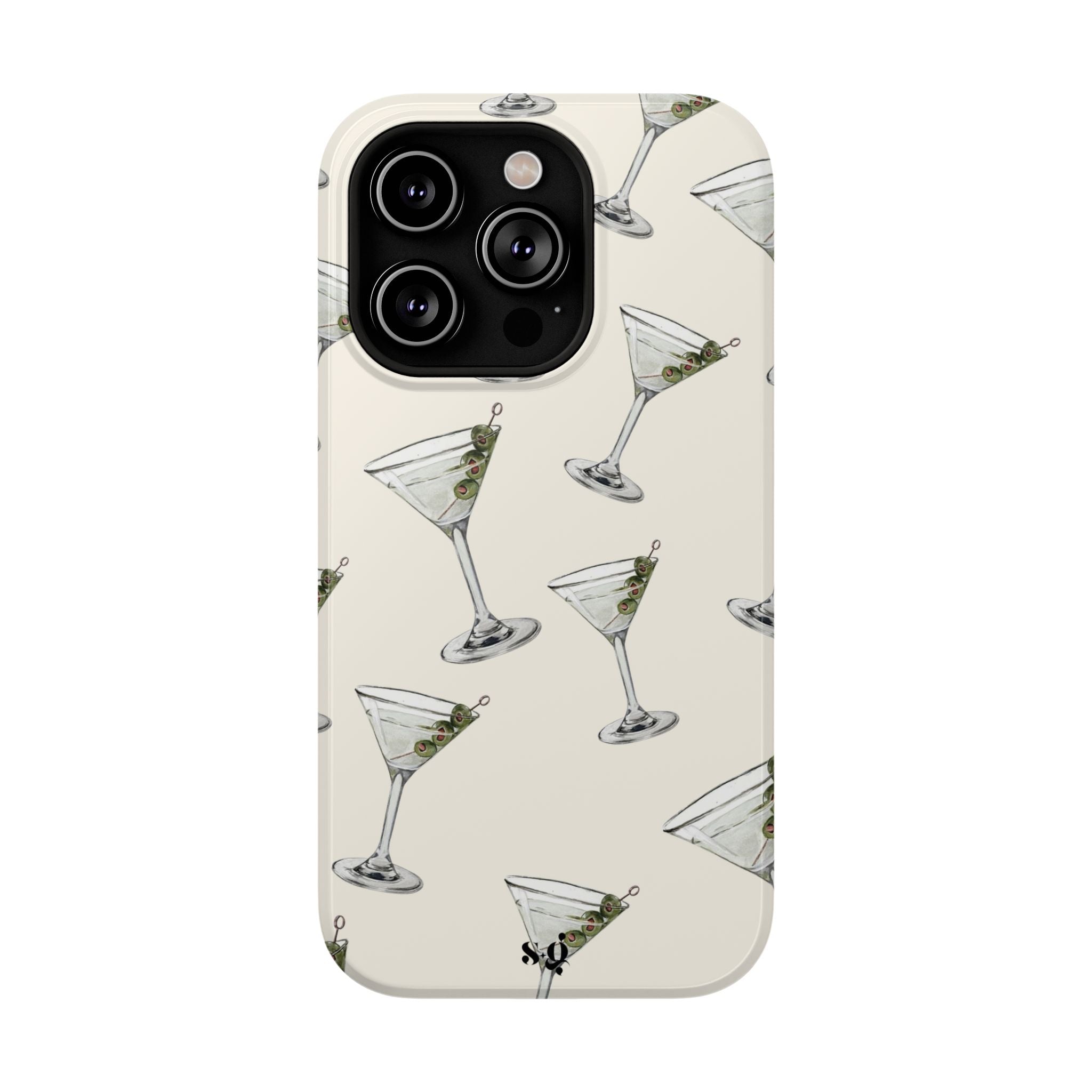 “martinis” protective phone case