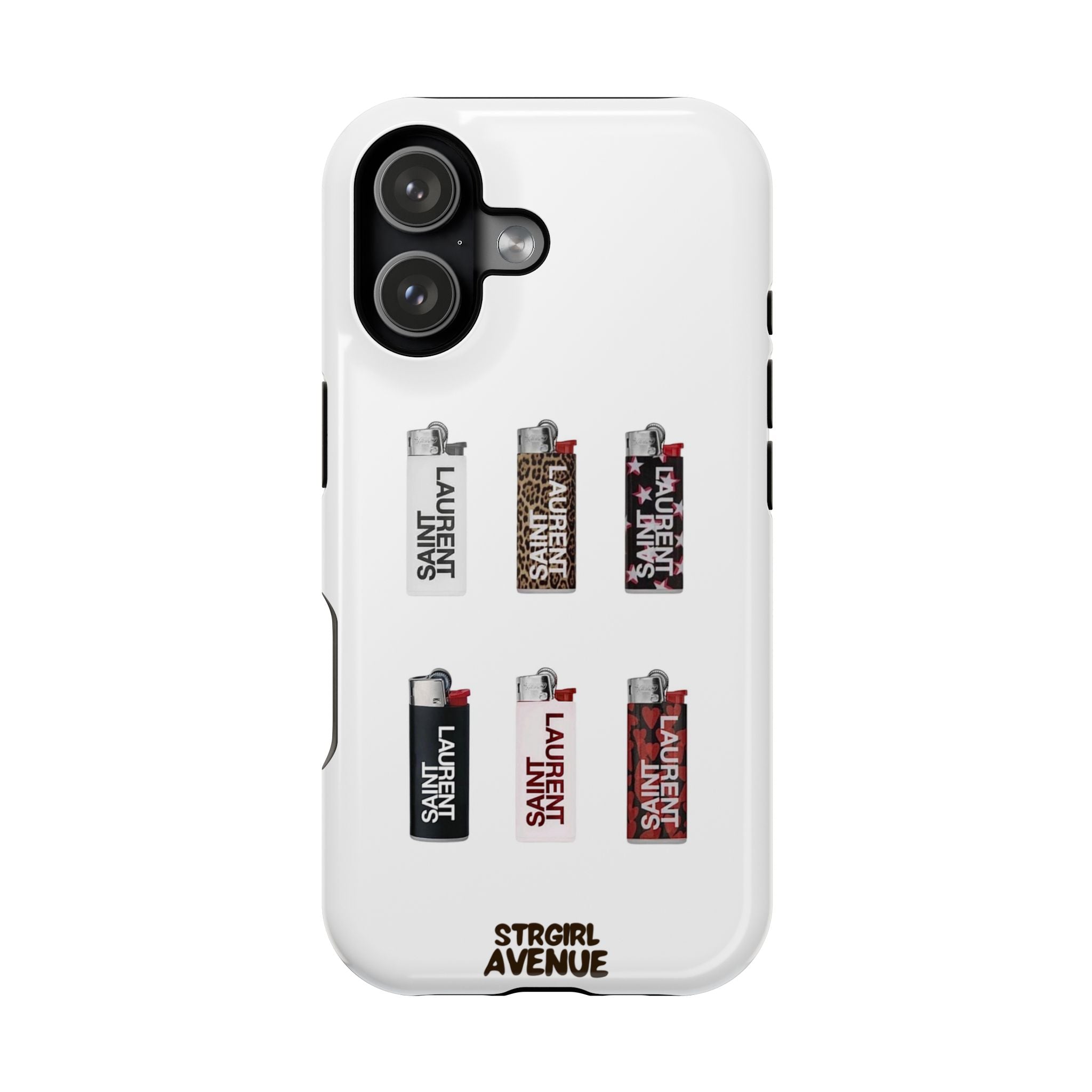 “On fire” protective phone case