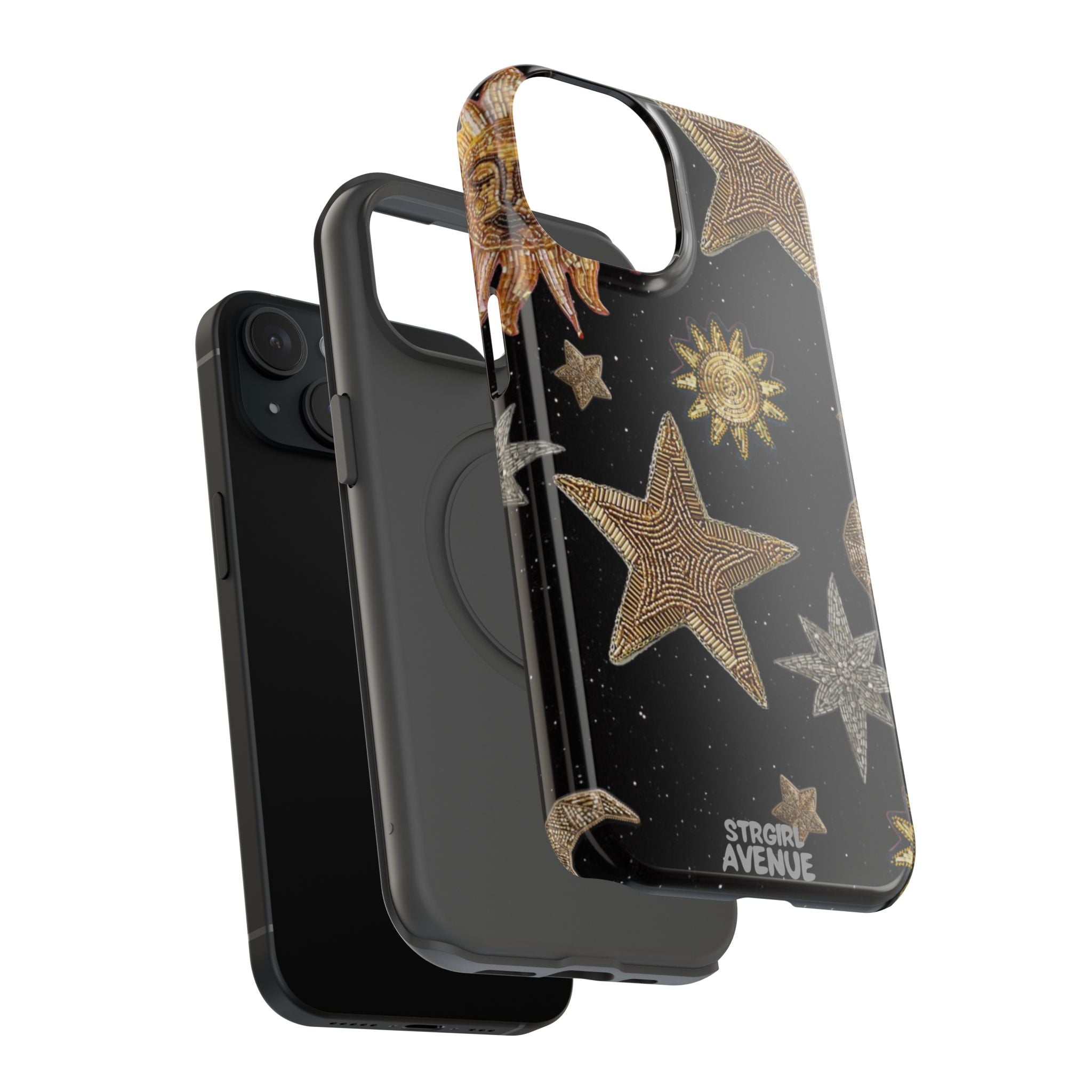 “Cosmic glow” protective phone case