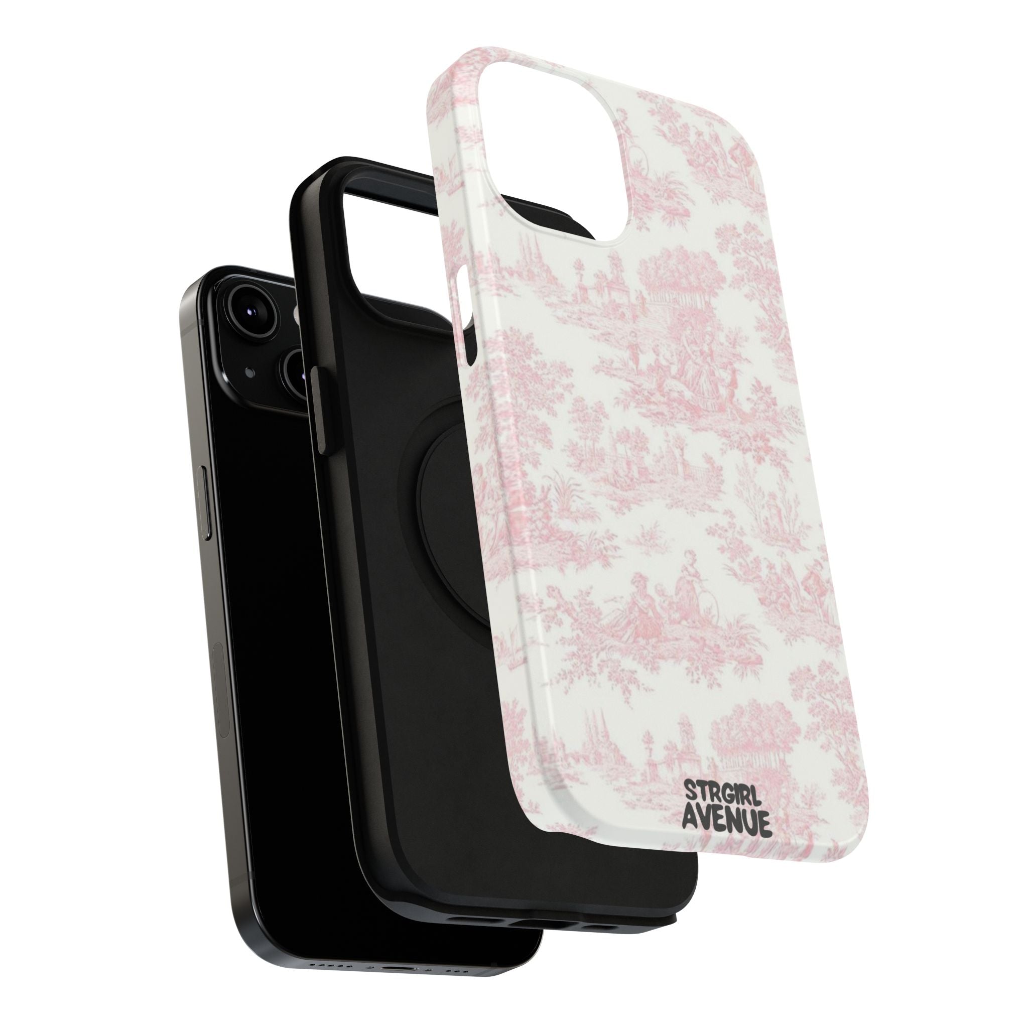 “Pink gardens” protective phone case