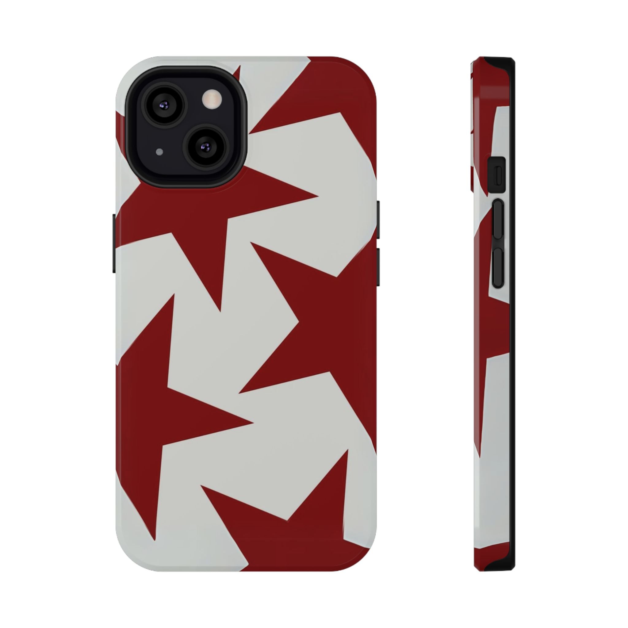 “red stars” protective phone case