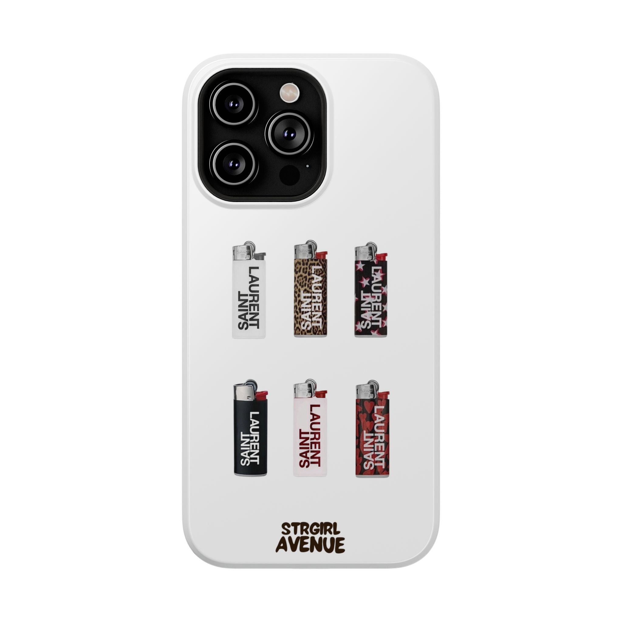 “On fire” protective phone case