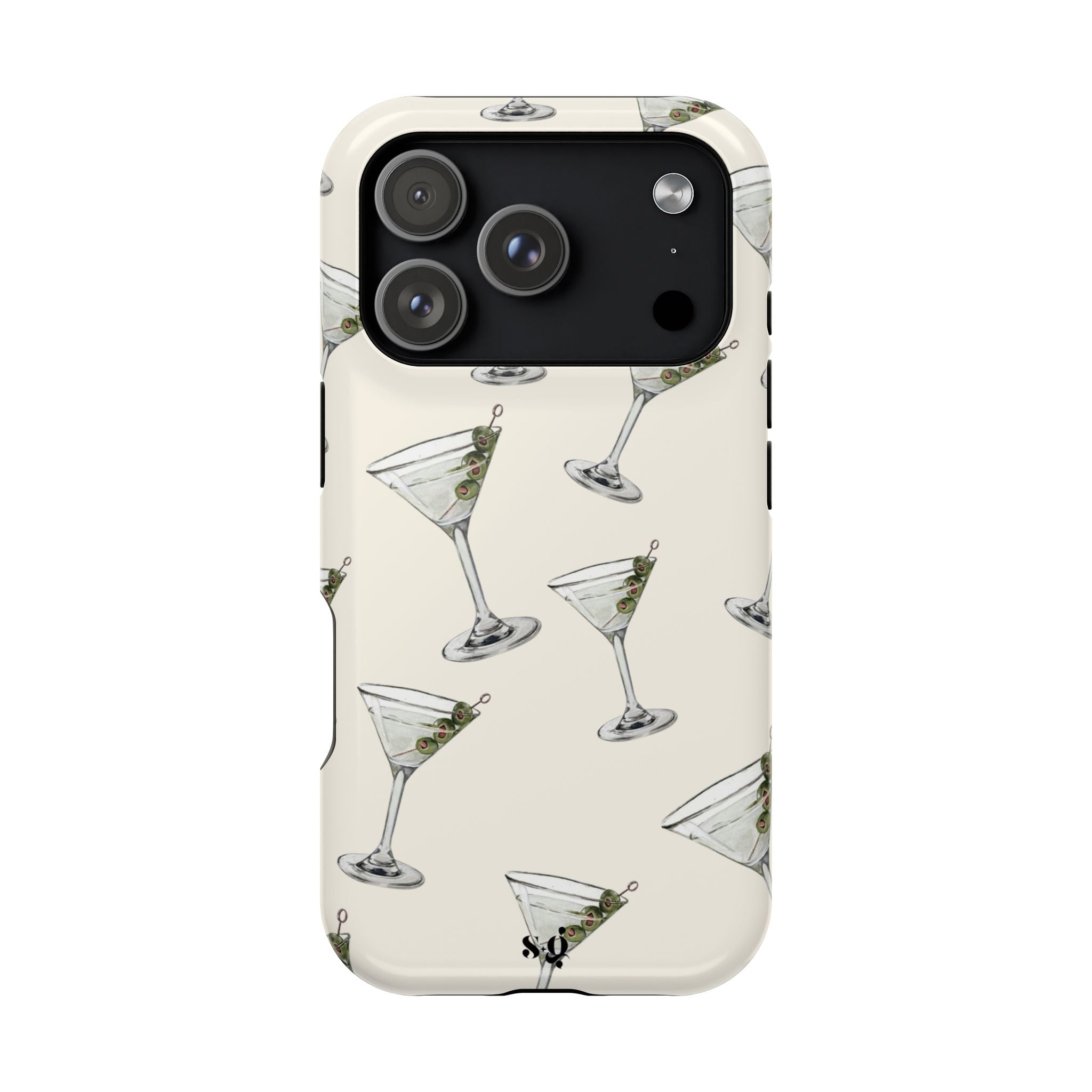 “martinis” protective phone case