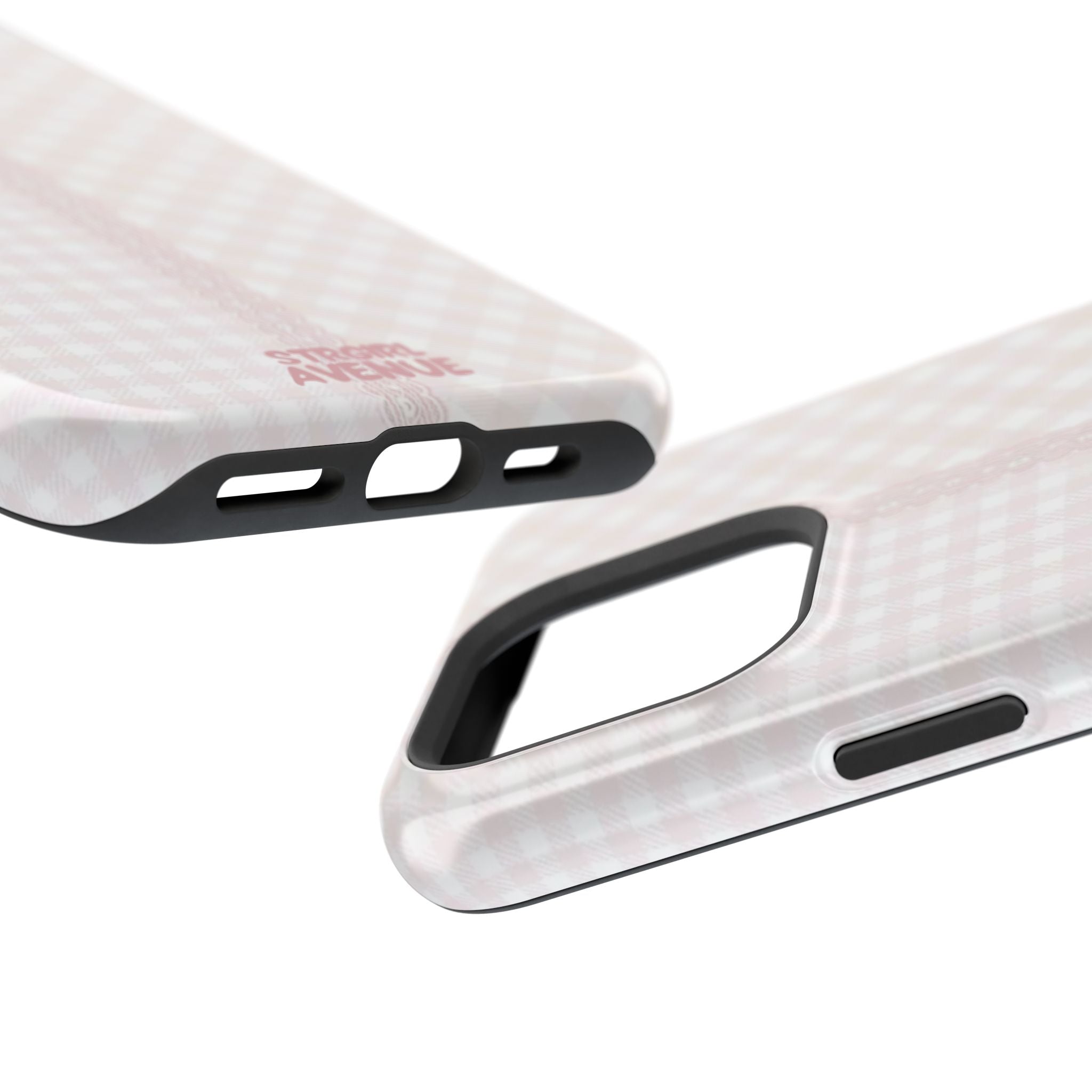 “lace gingham” protective phone case