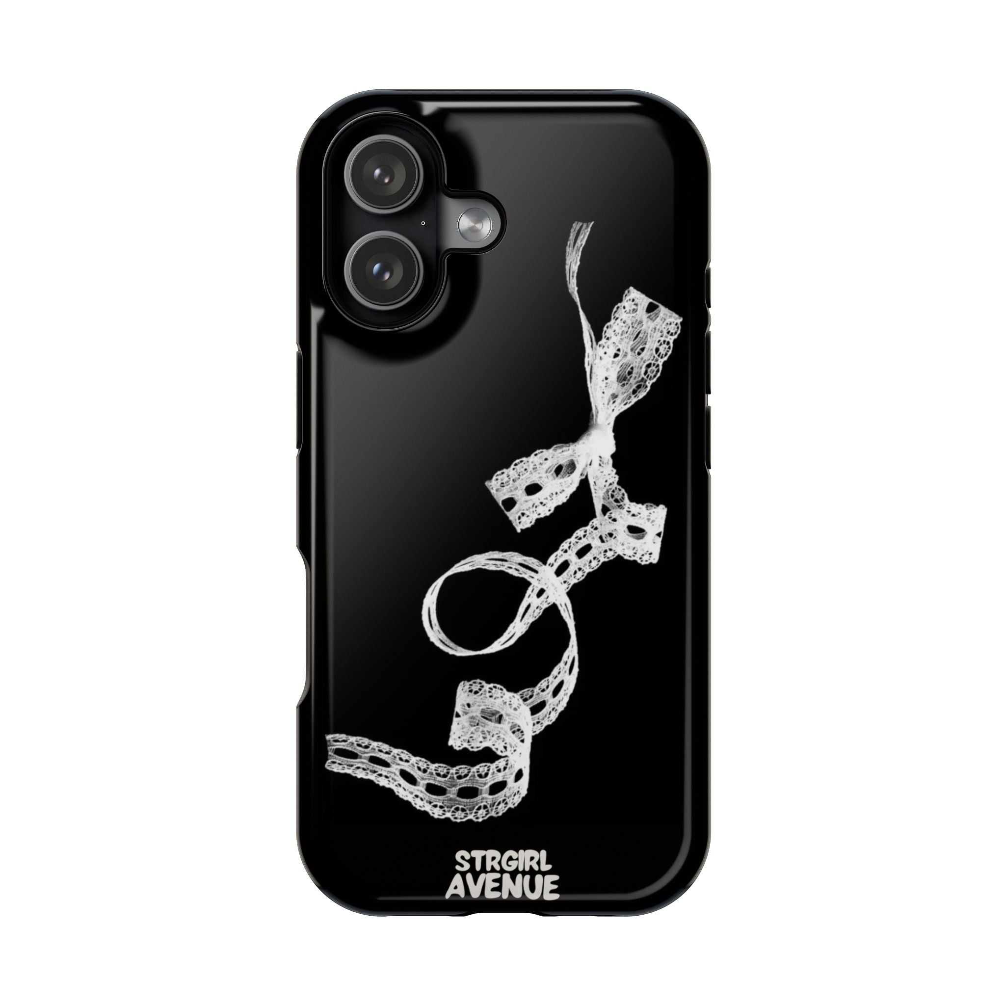 “lace tied” protective phone case