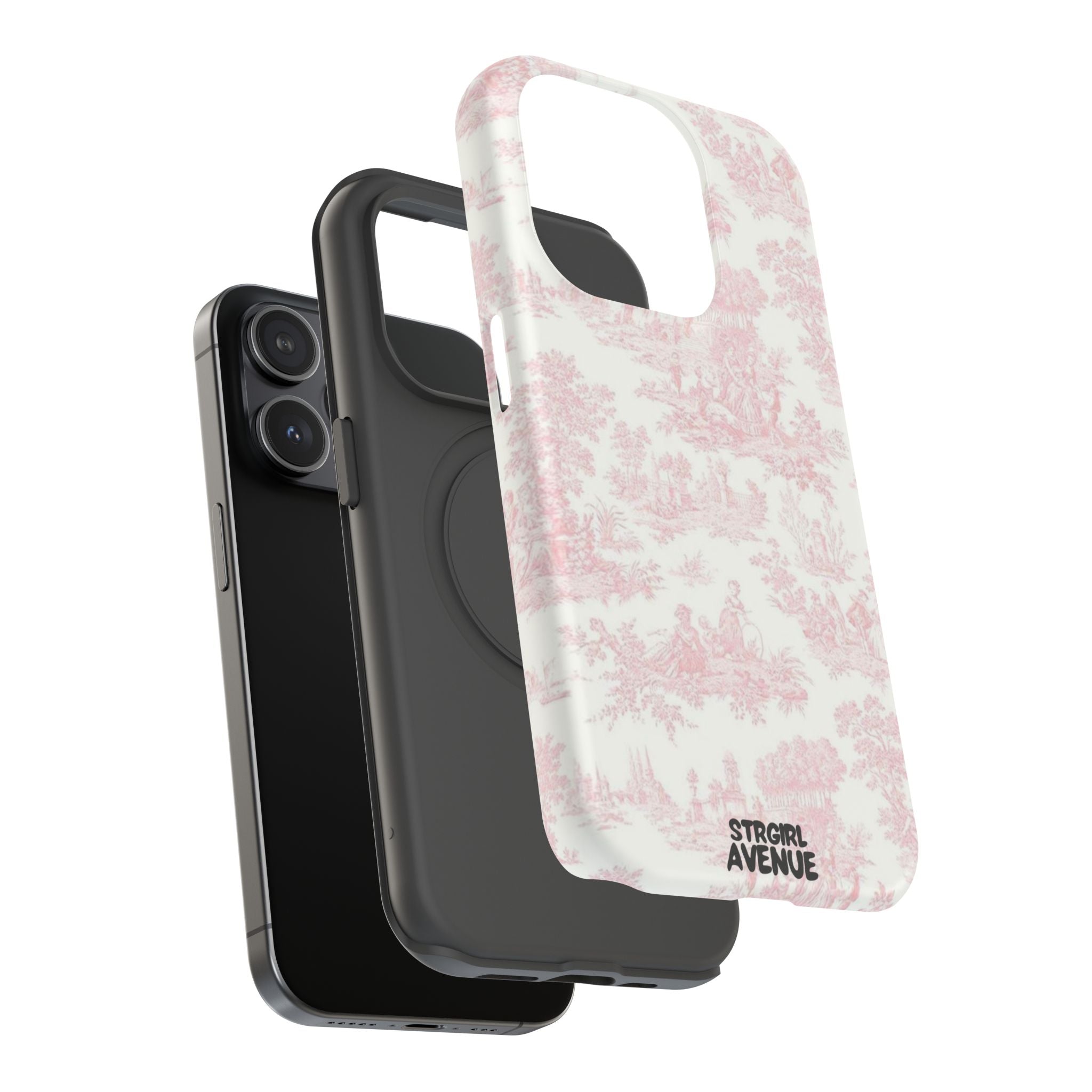 “Pink gardens” protective phone case