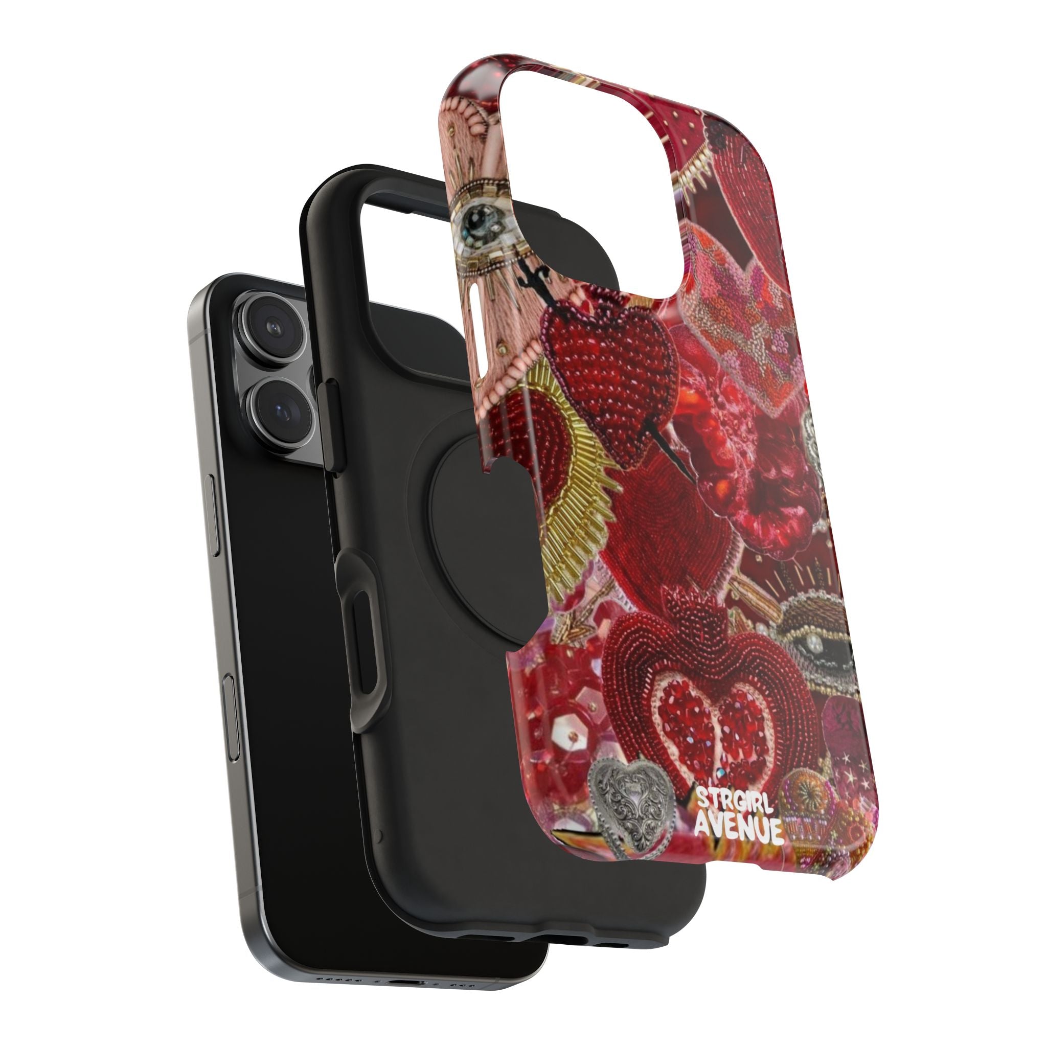 “Red jewel ” protective phone case