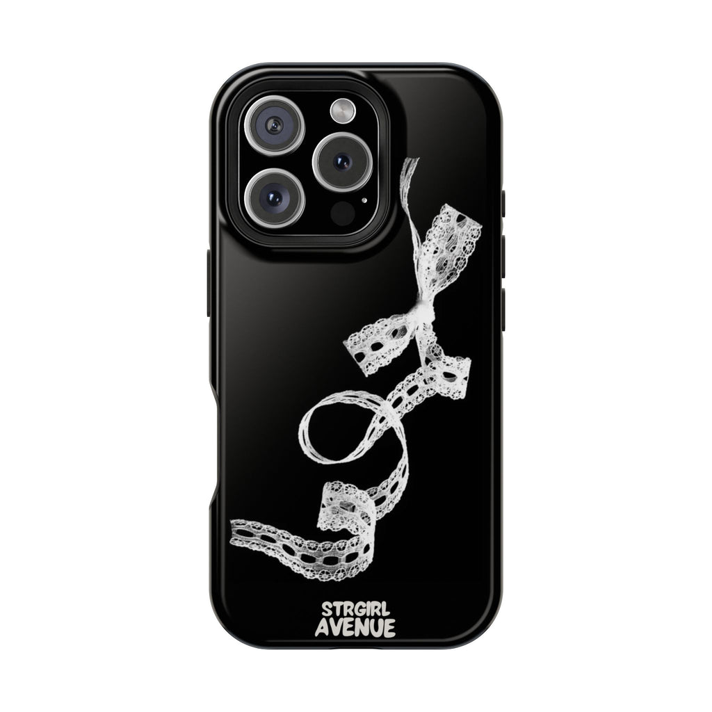 “lace tied” protective phone case