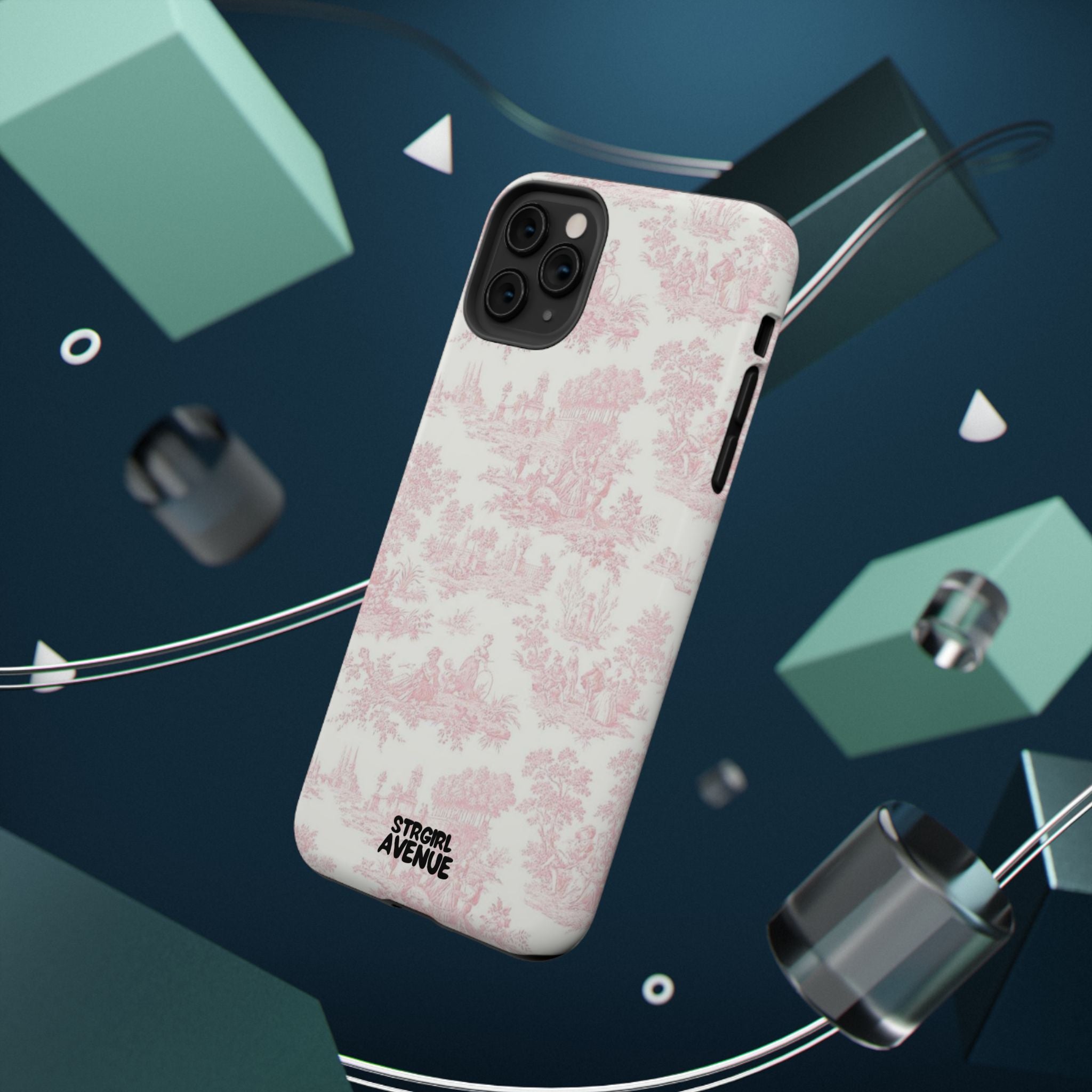 “Pink gardens” protective phone case