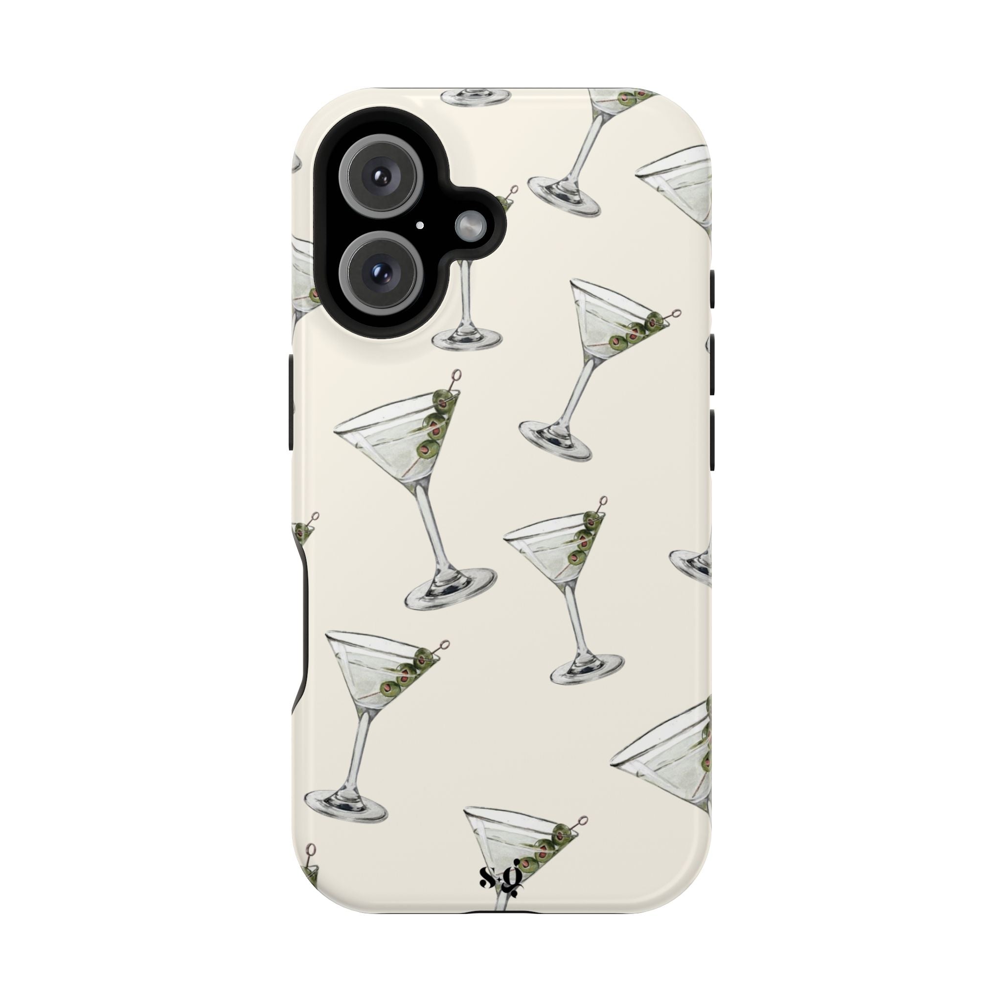“martinis” protective phone case
