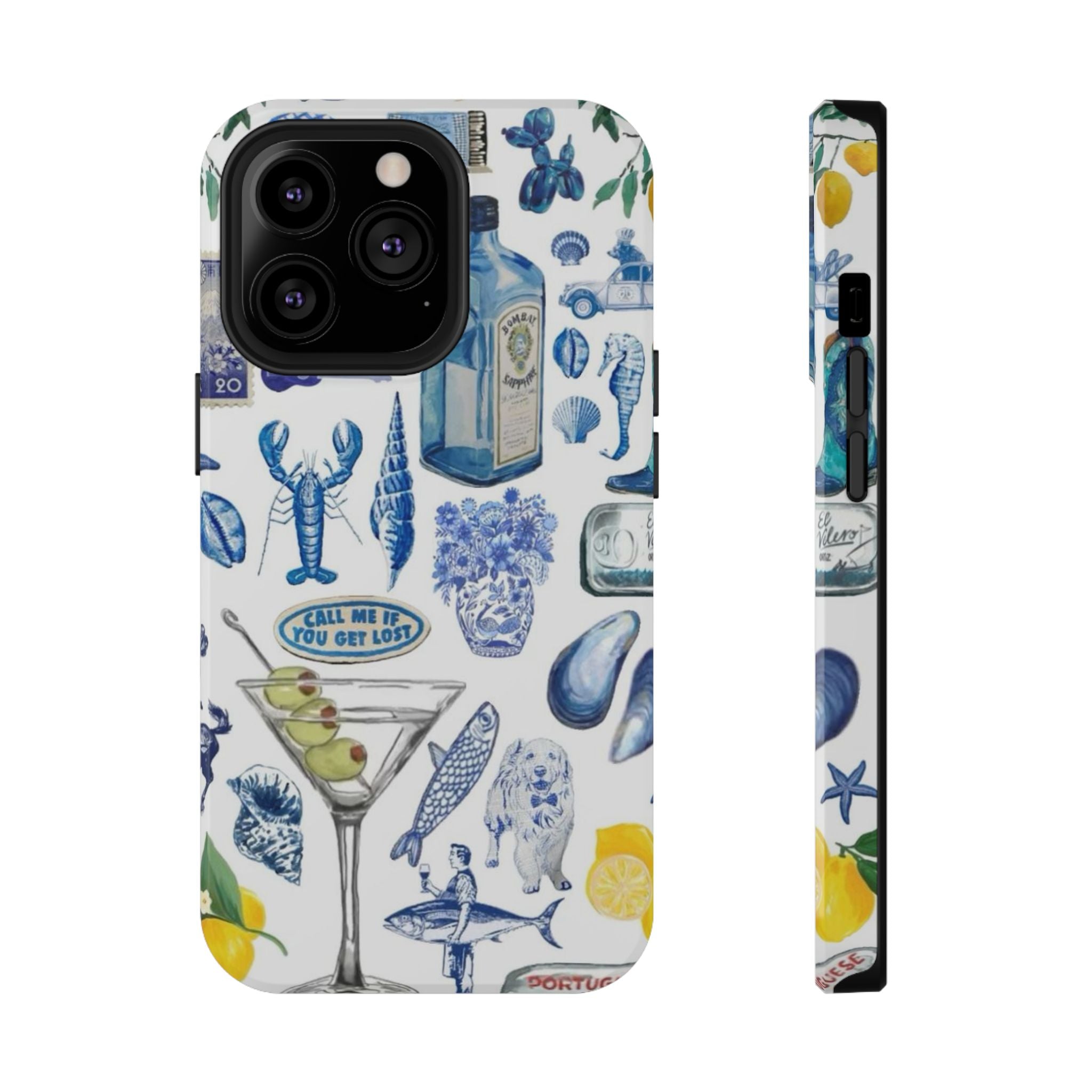 “call me” protective phone case