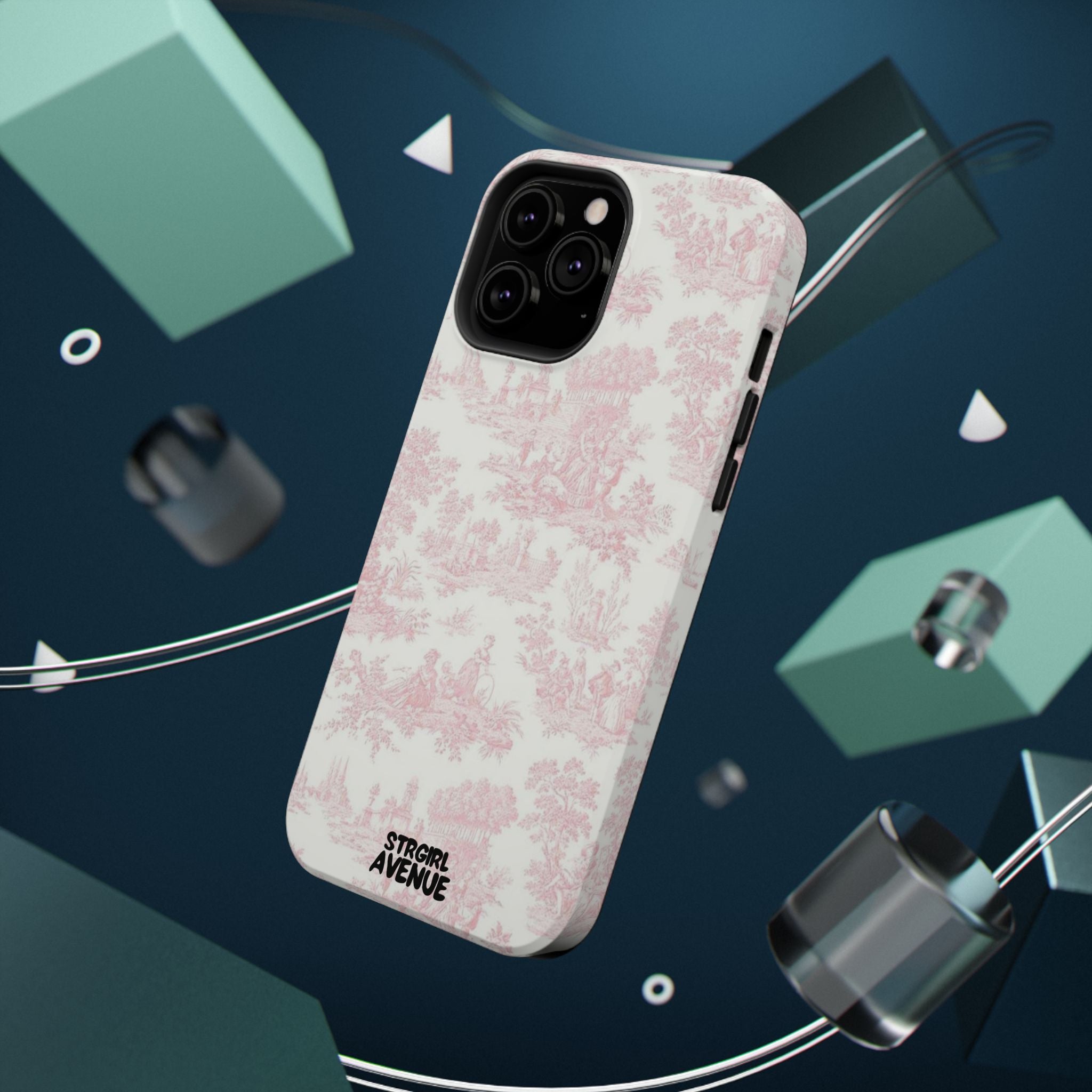 “Pink gardens” protective phone case