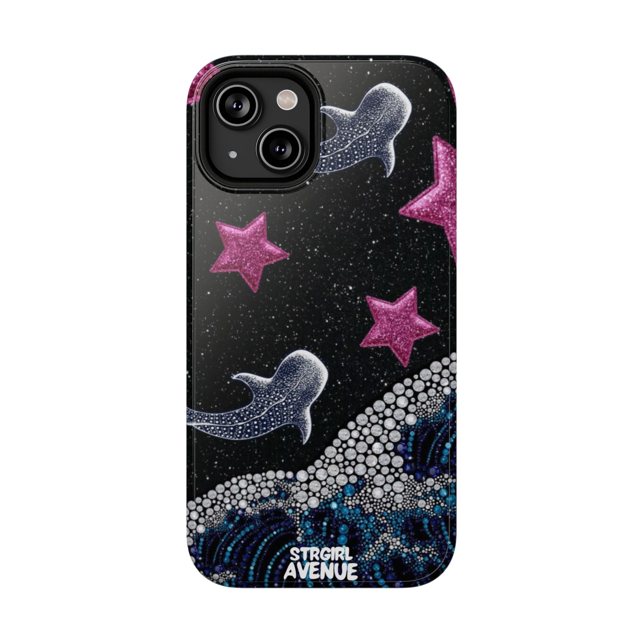 “cosmic tide ” protective phone case