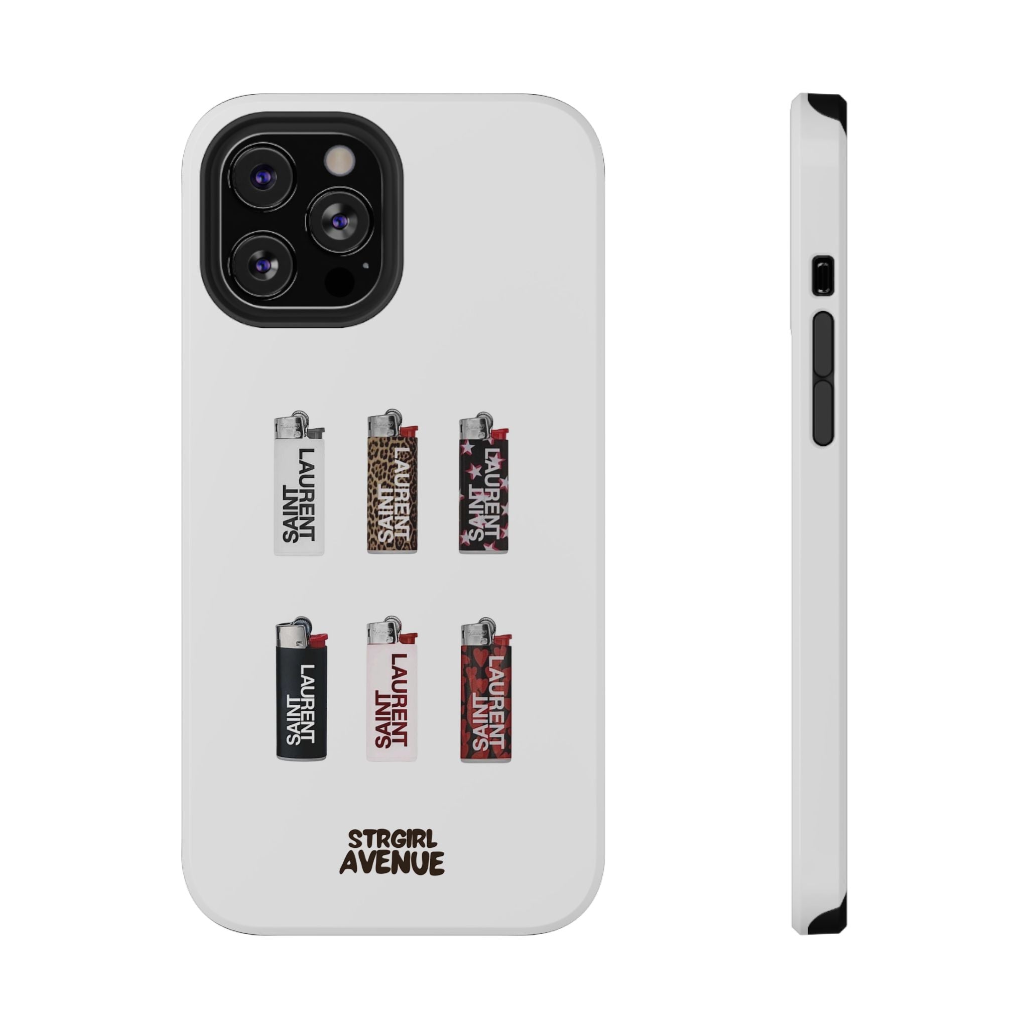 “On fire” protective phone case
