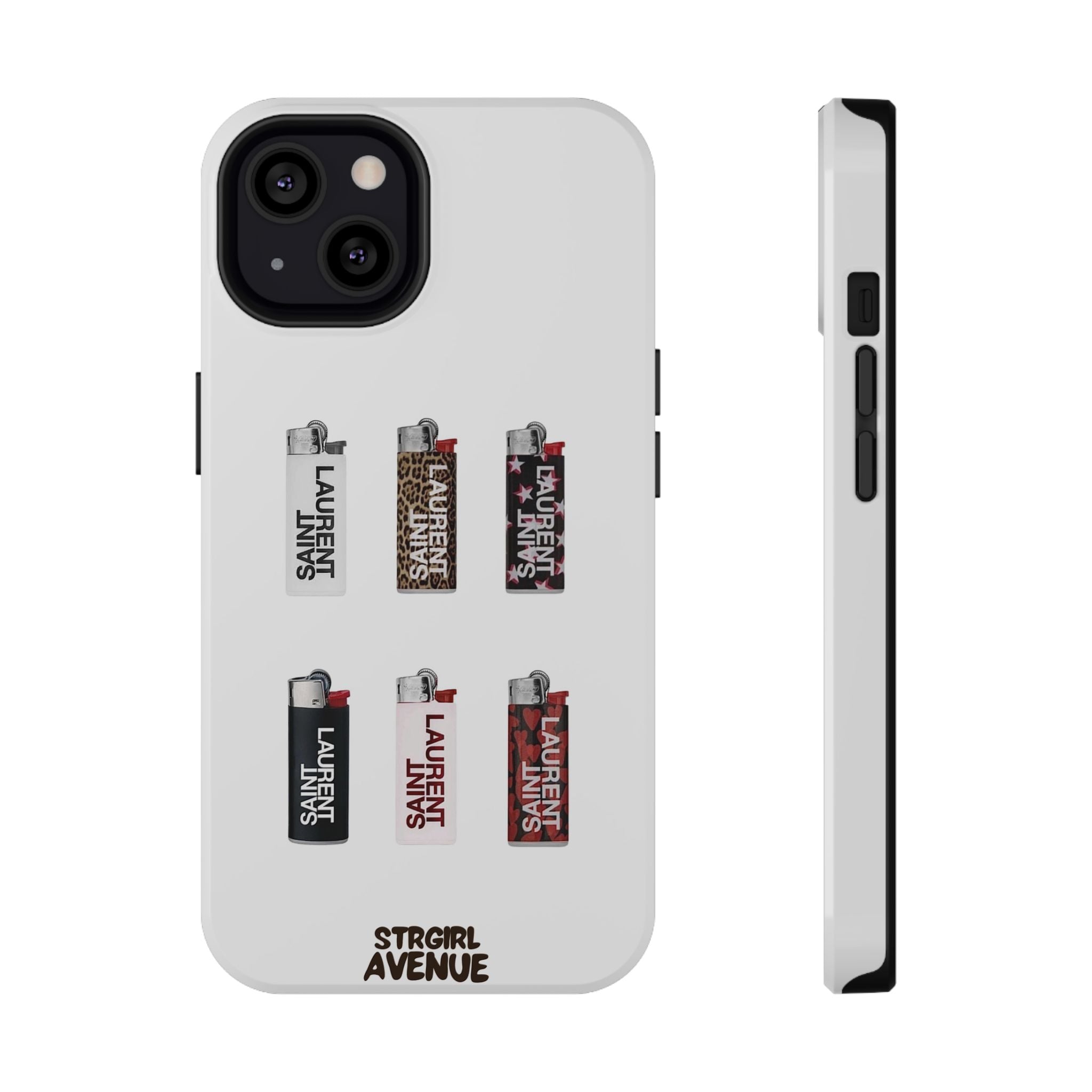 “On fire” protective phone case