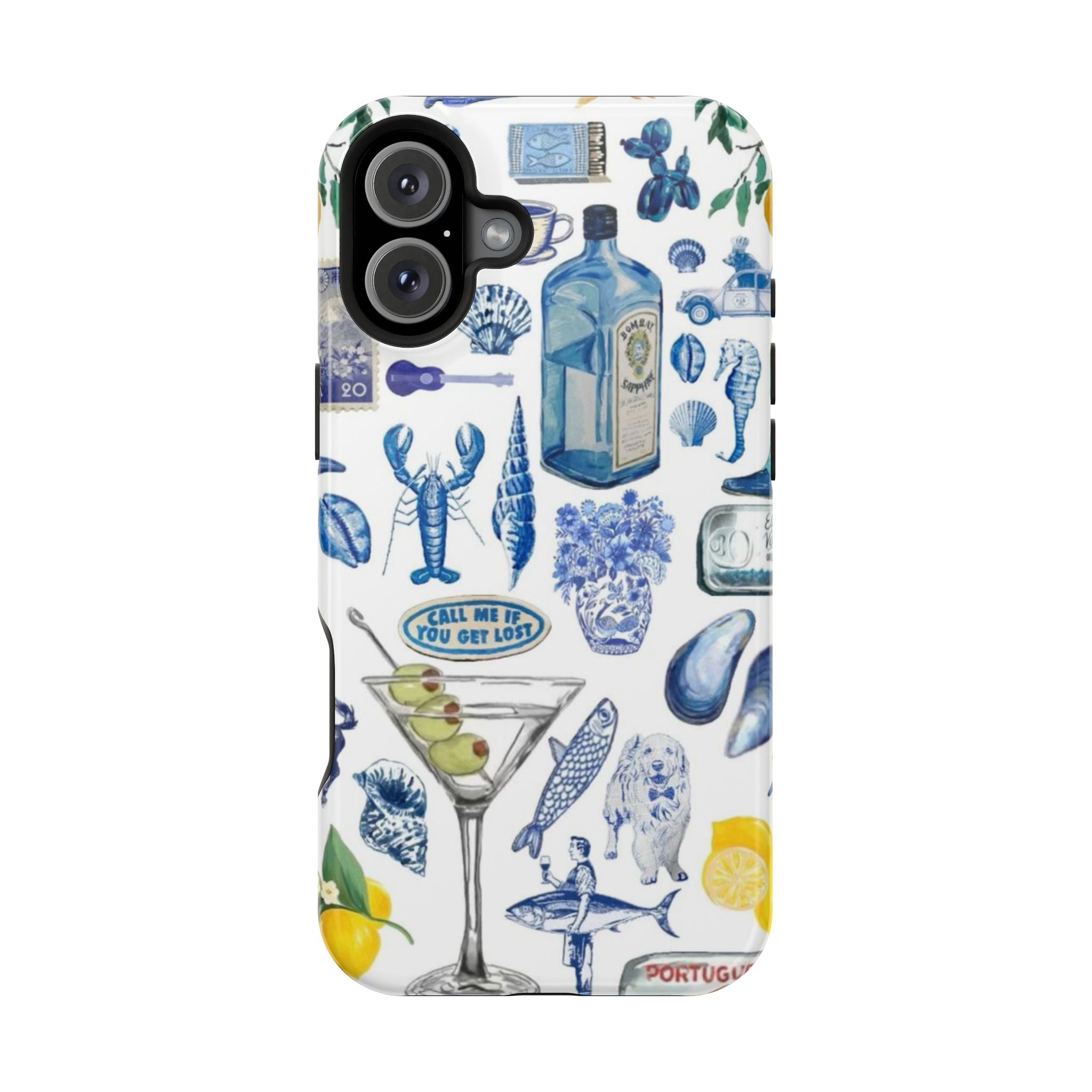 “call me” protective phone case
