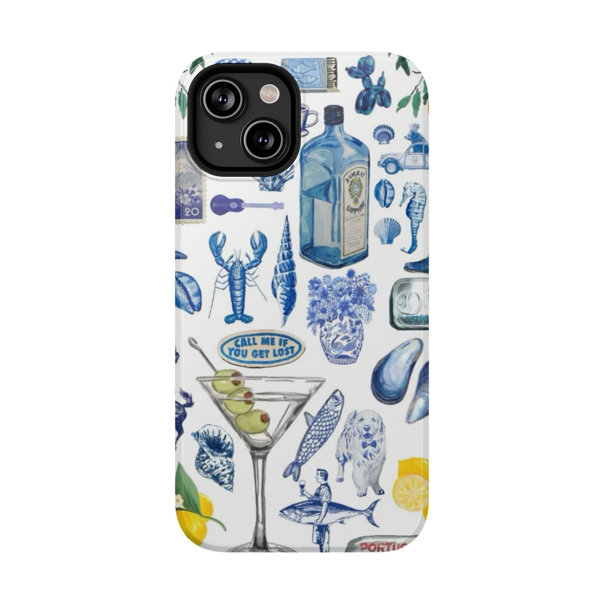 “call me” protective phone case