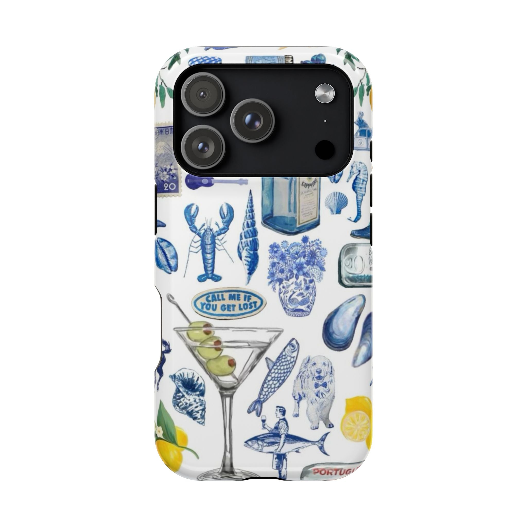 “call me” protective phone case