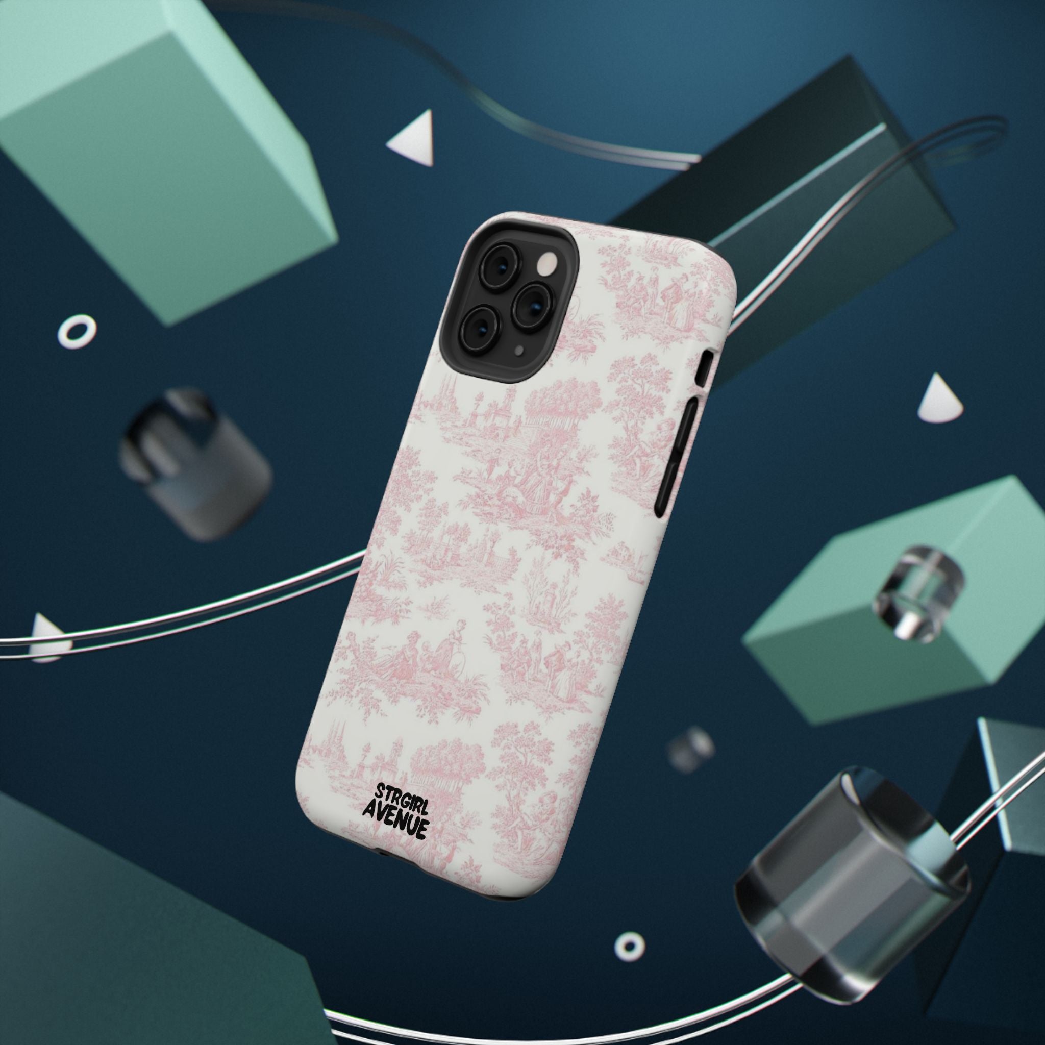 “Pink gardens” protective phone case