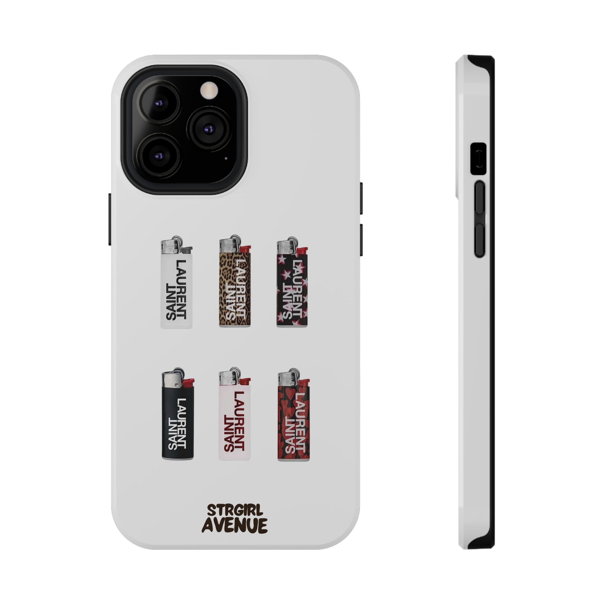 “On fire” protective phone case