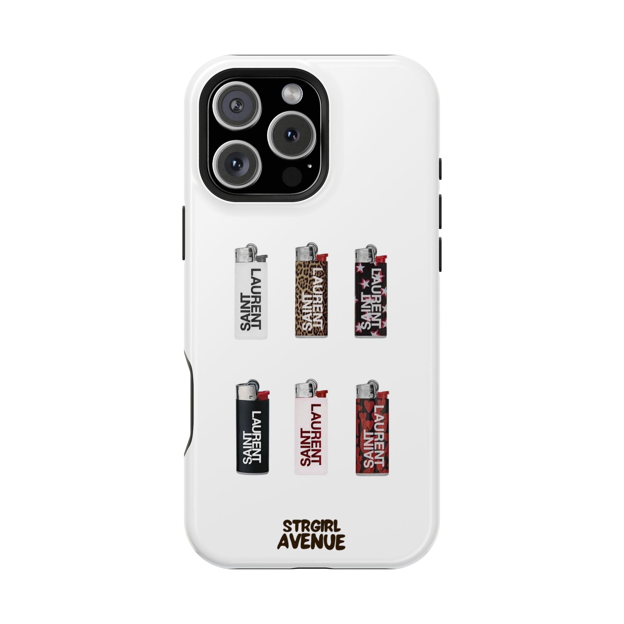 “On fire” protective phone case