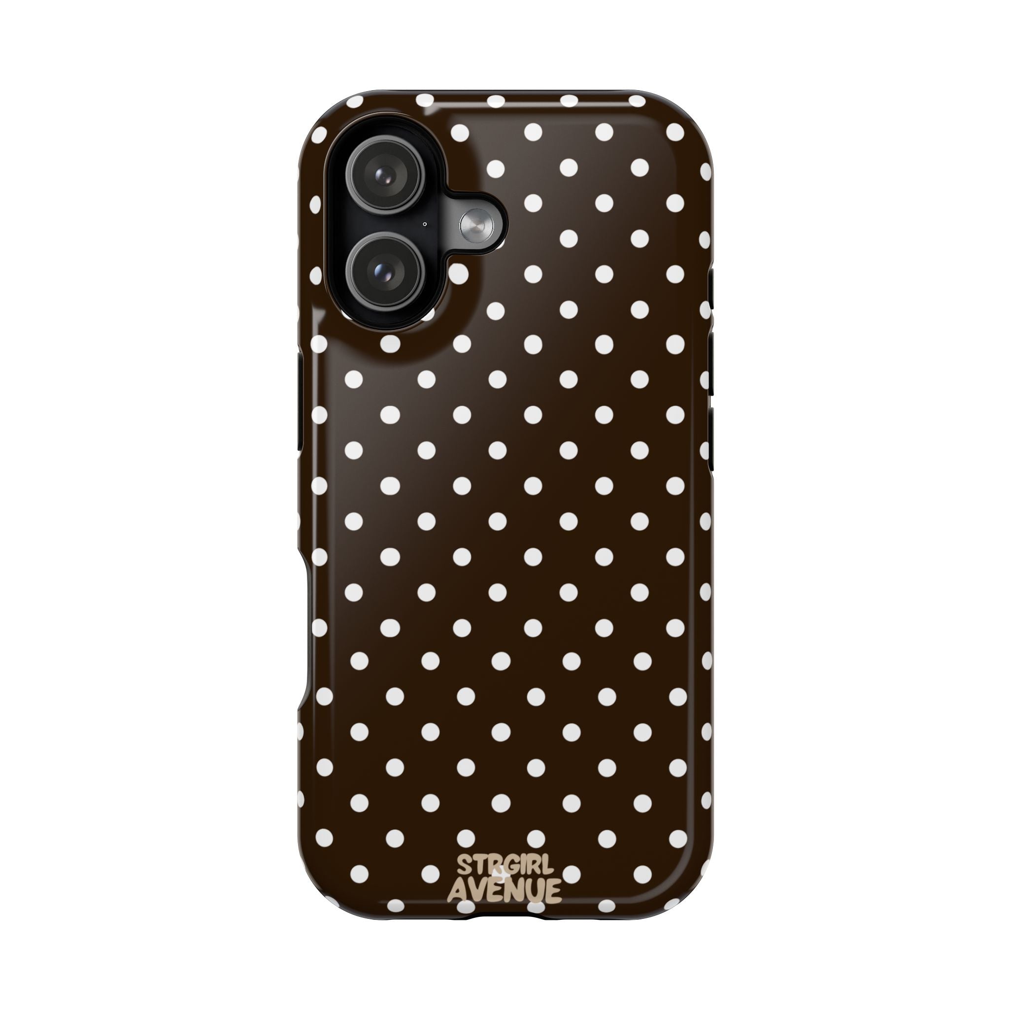 “Cocoa Dots” protective phone case