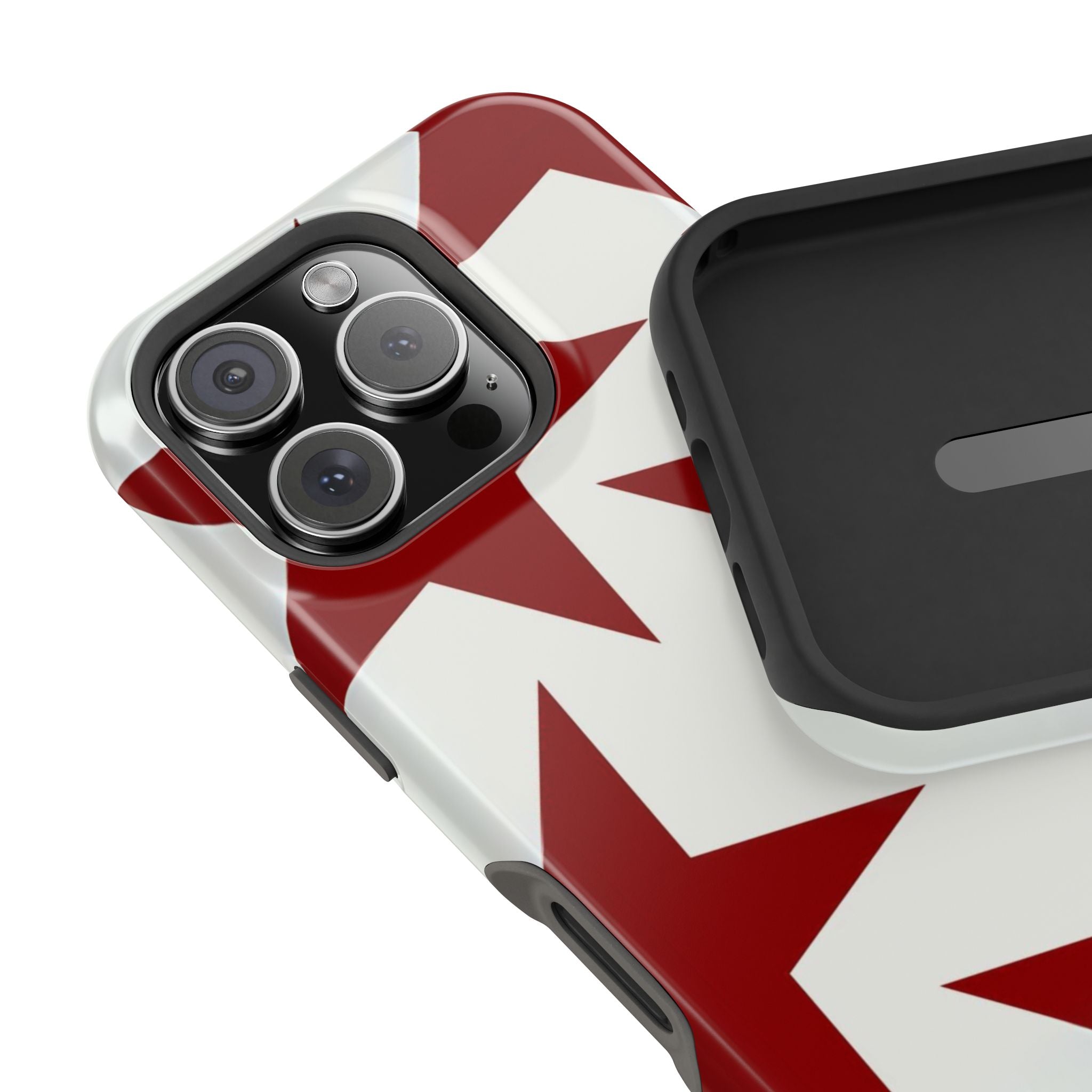 “red stars” protective phone case