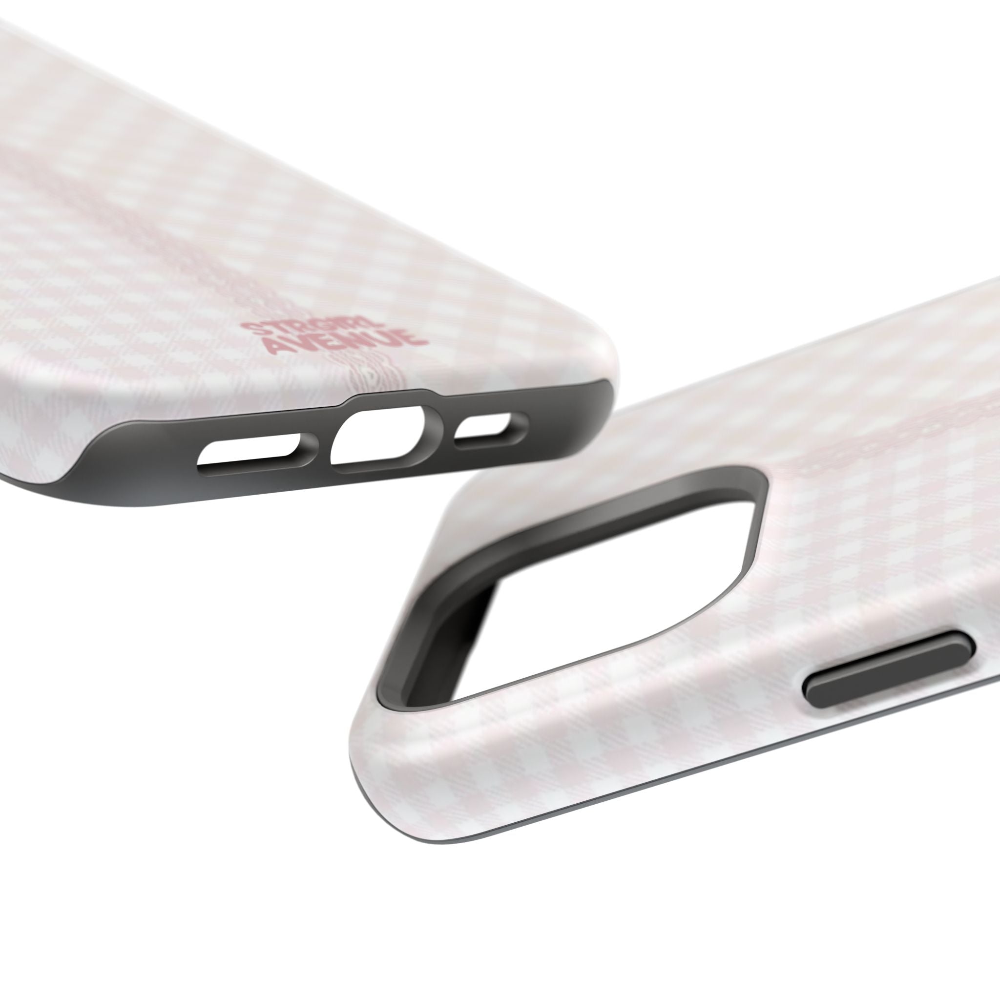 “lace gingham” protective phone case