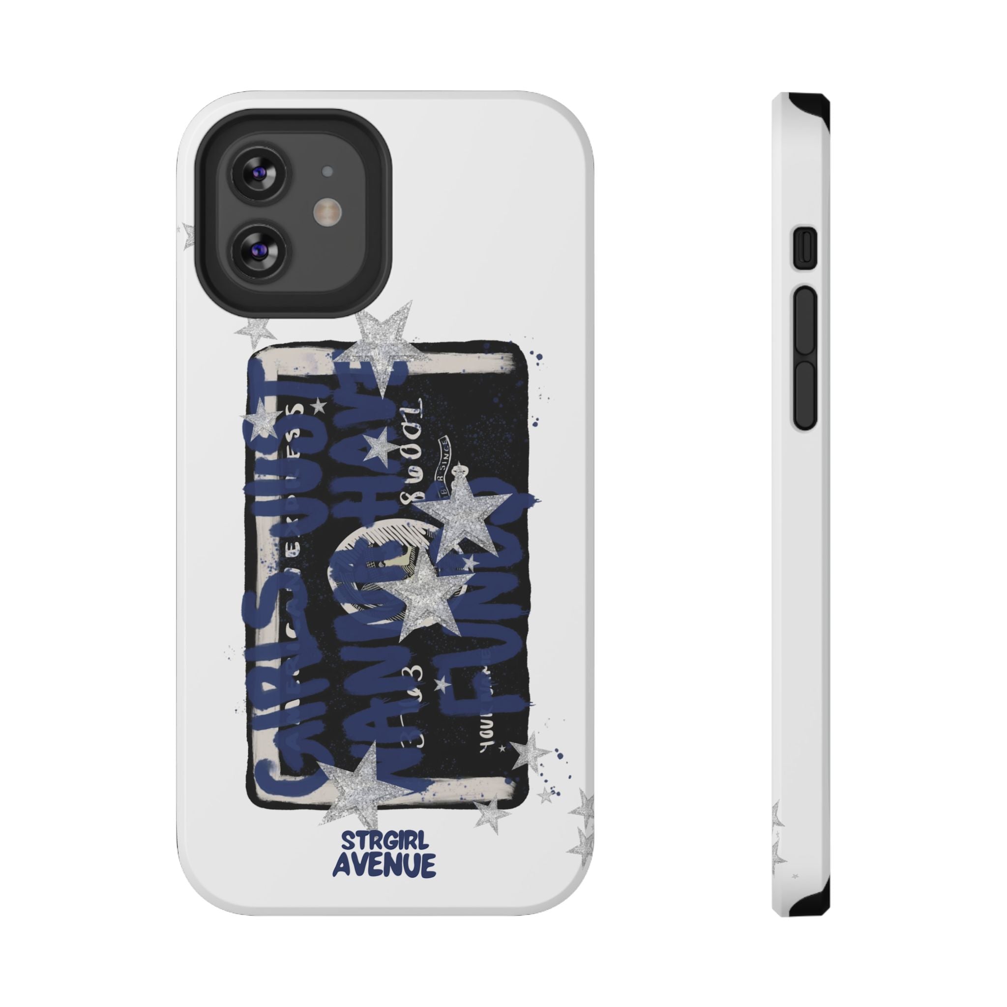 “wanna have funds” protective phone case