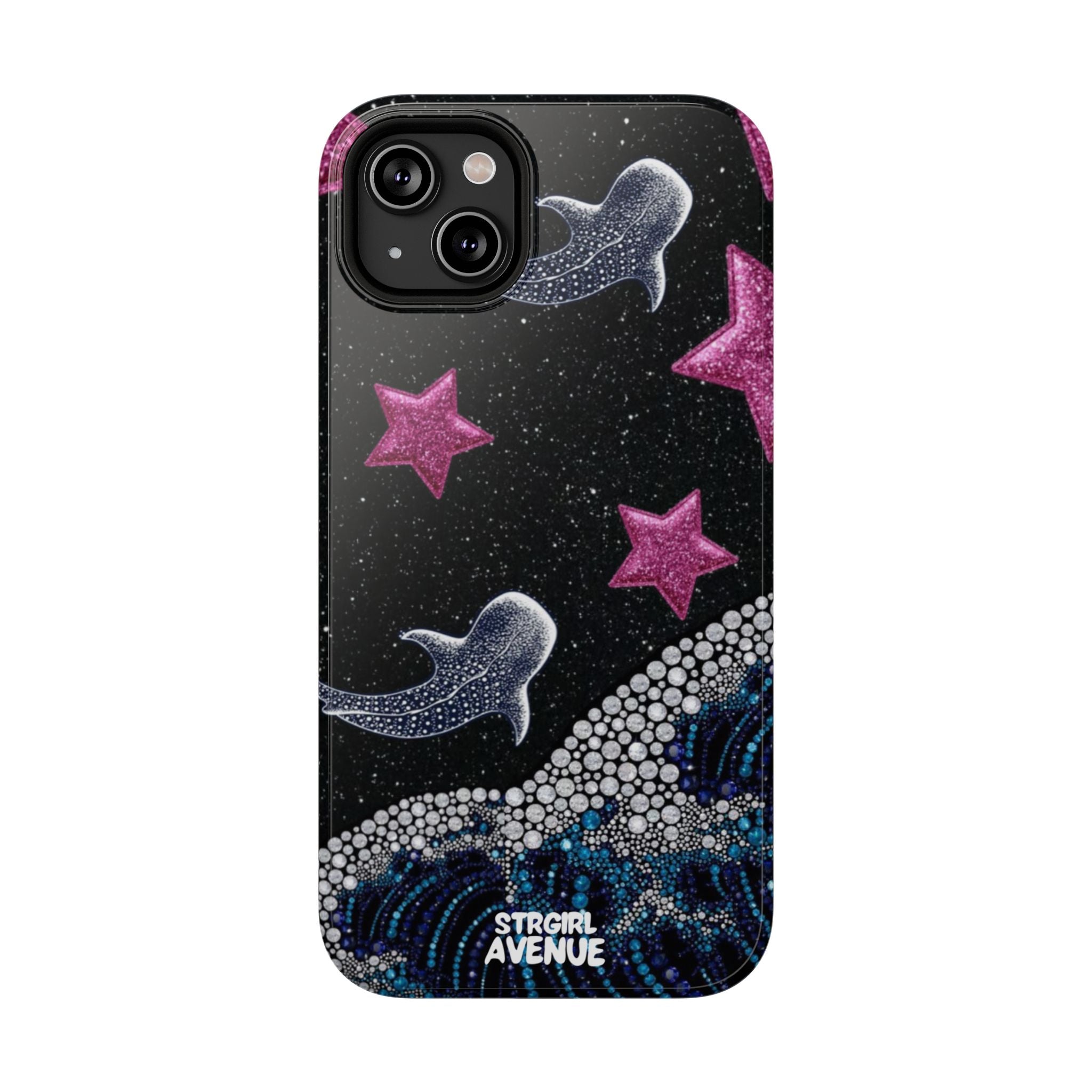 “cosmic tide ” protective phone case