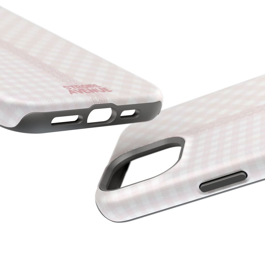 “lace gingham” protective phone case