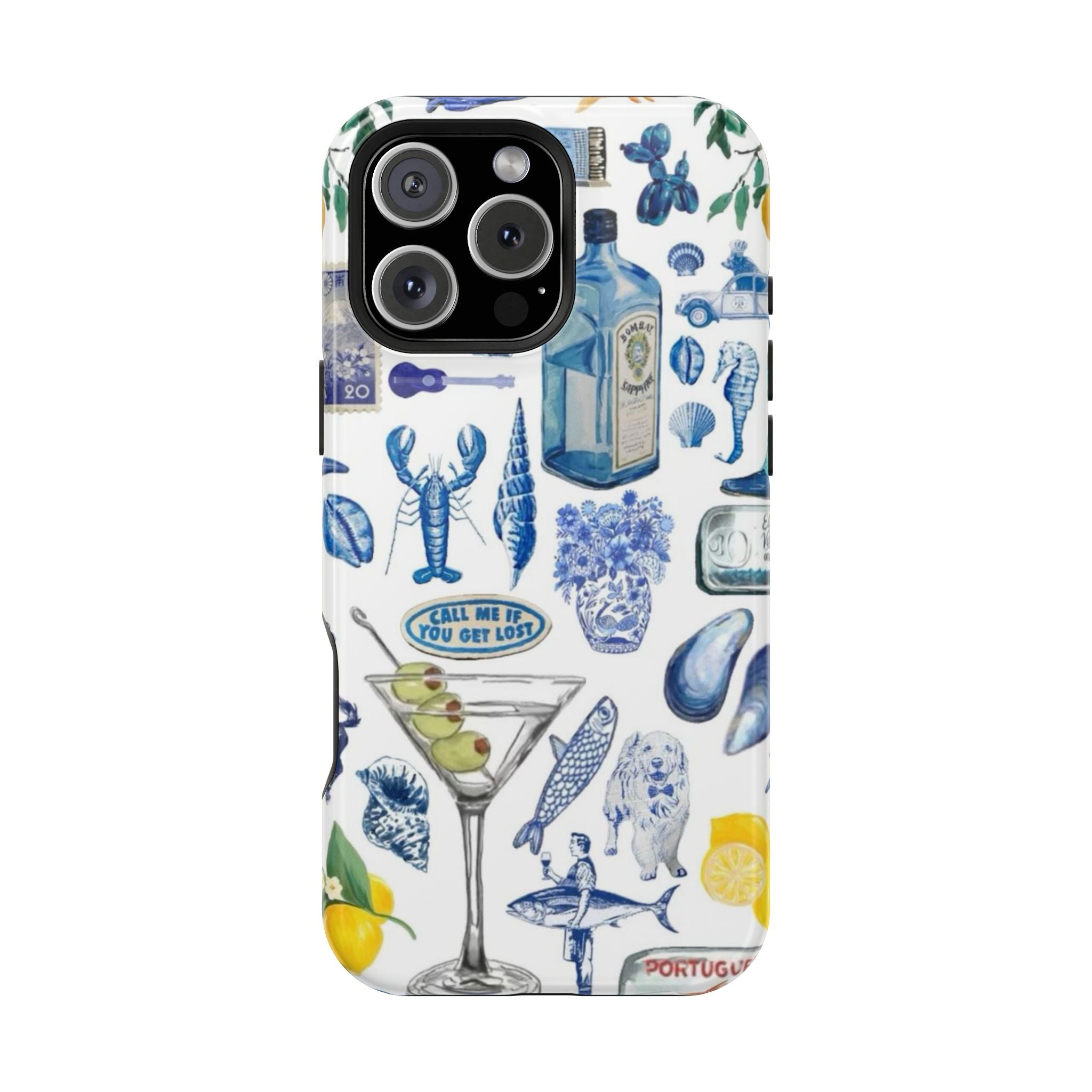 “call me” protective phone case