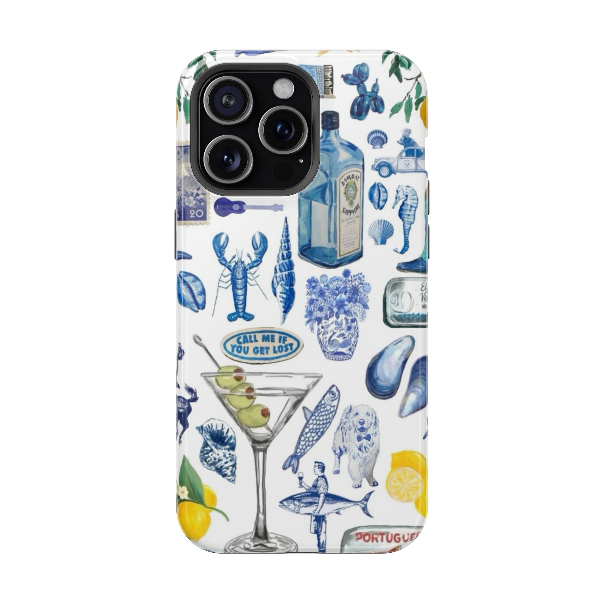 “call me” protective phone case
