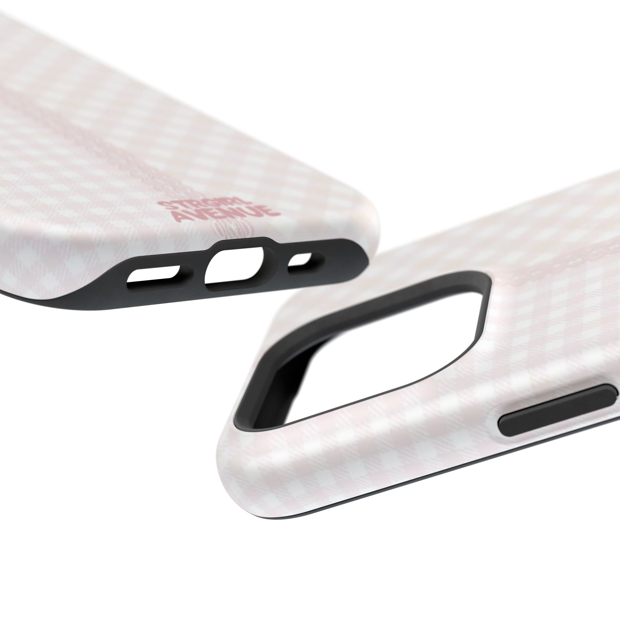 “lace gingham” protective phone case