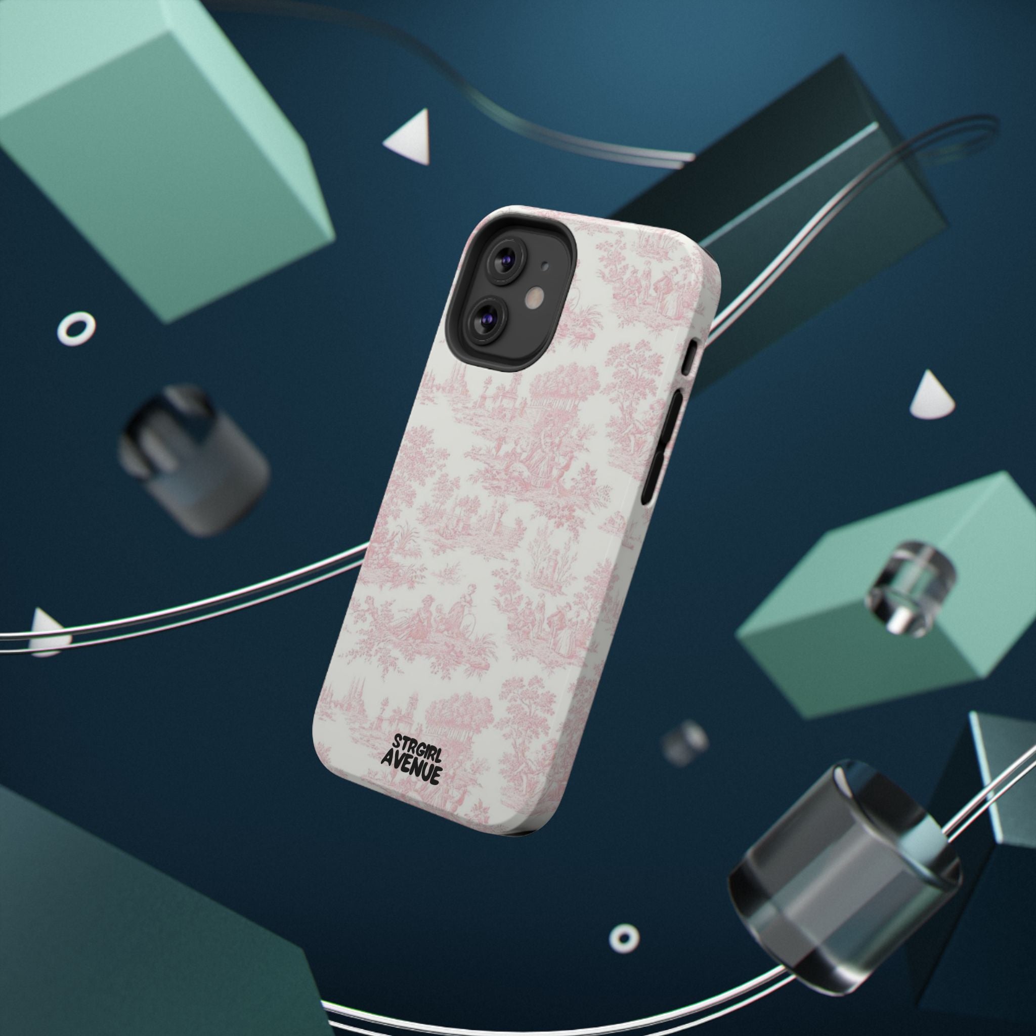 “Pink gardens” protective phone case