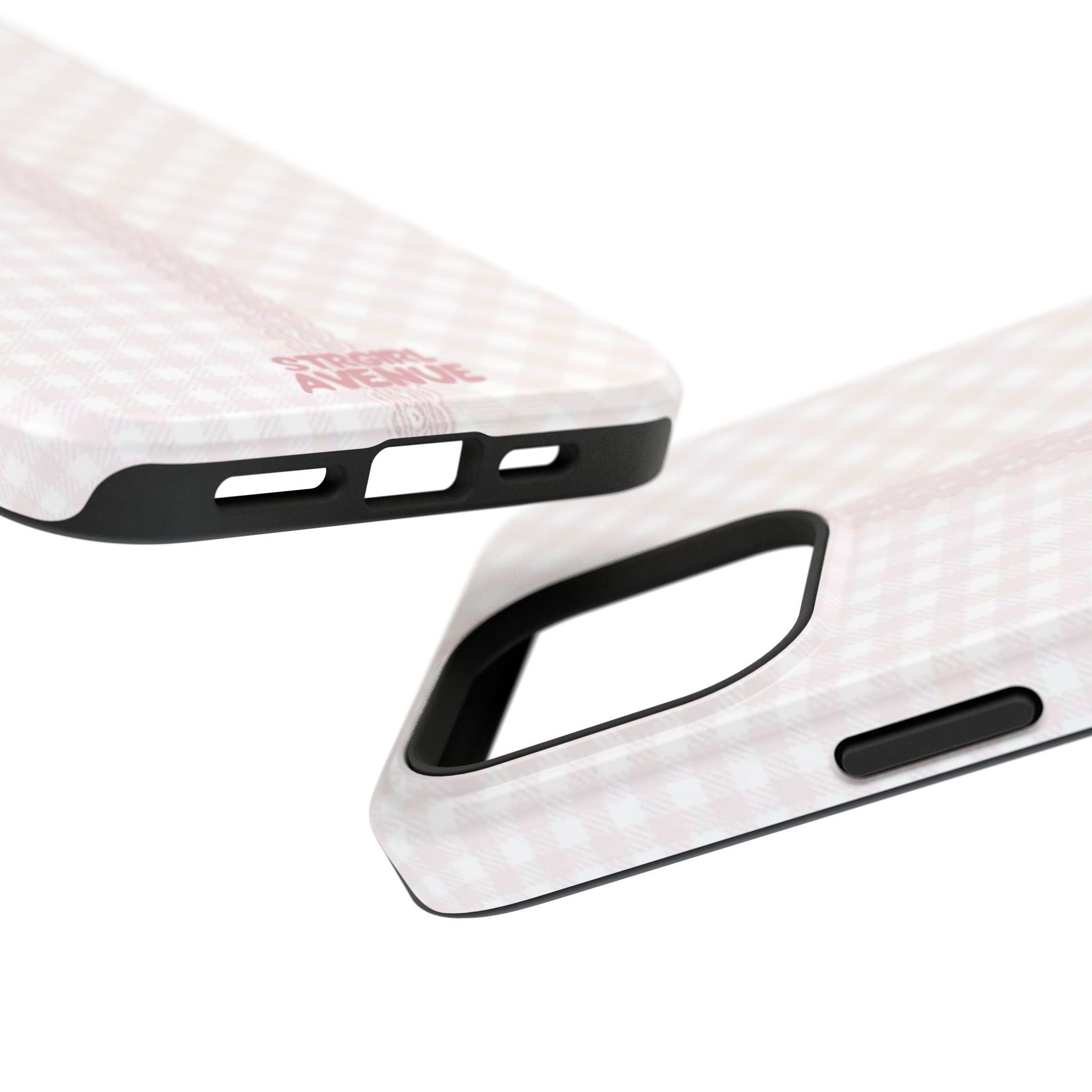 “lace gingham” protective phone case
