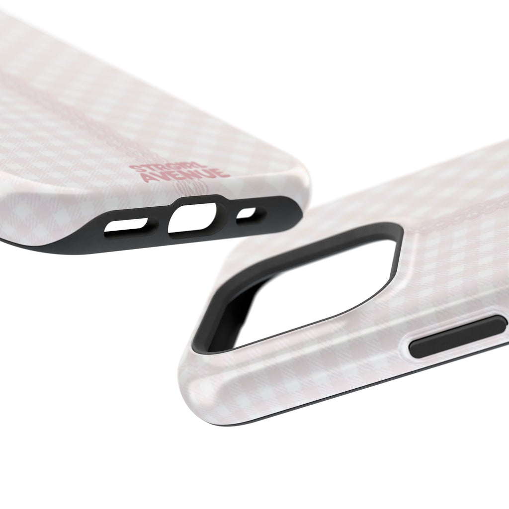 “lace gingham” protective phone case