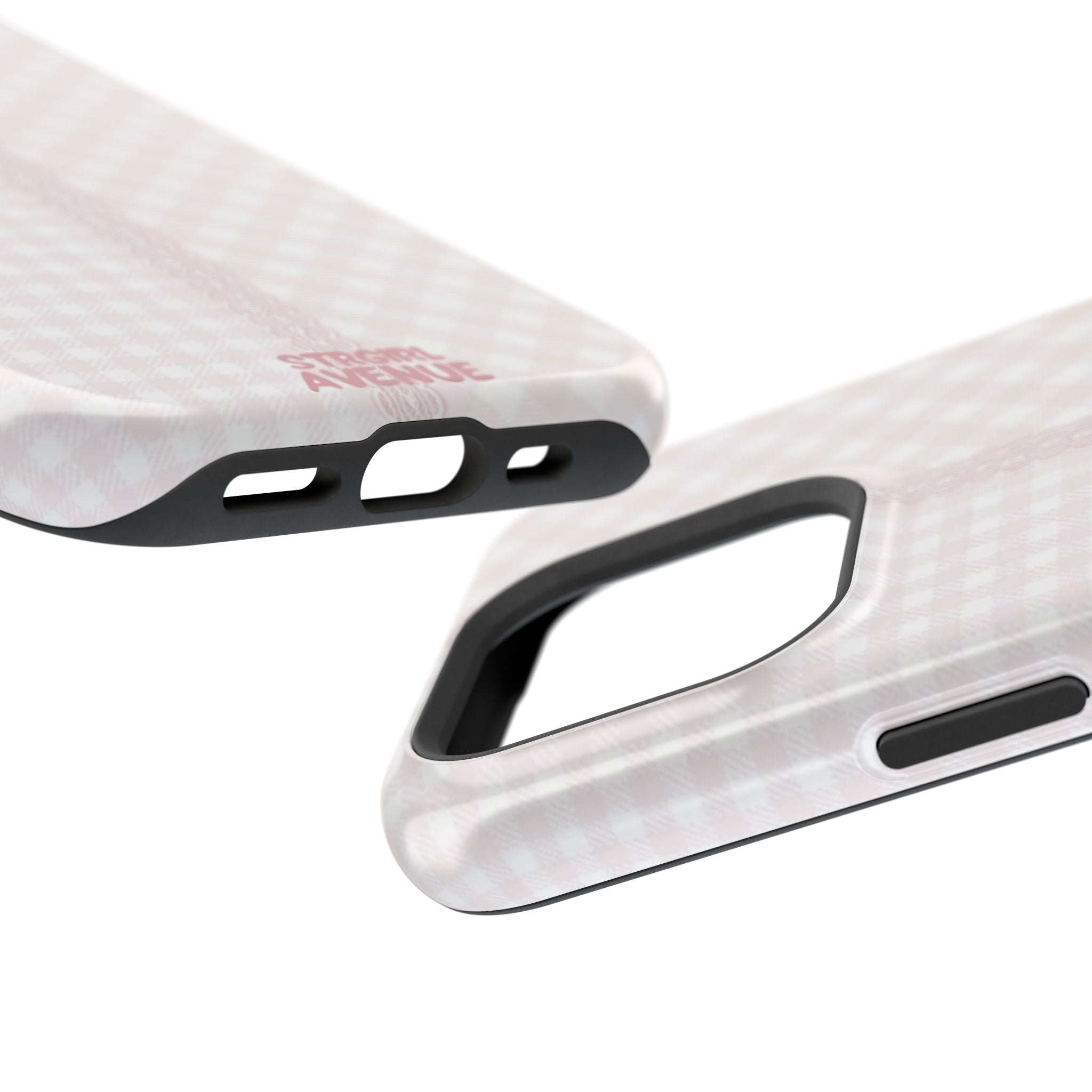 “lace gingham” protective phone case