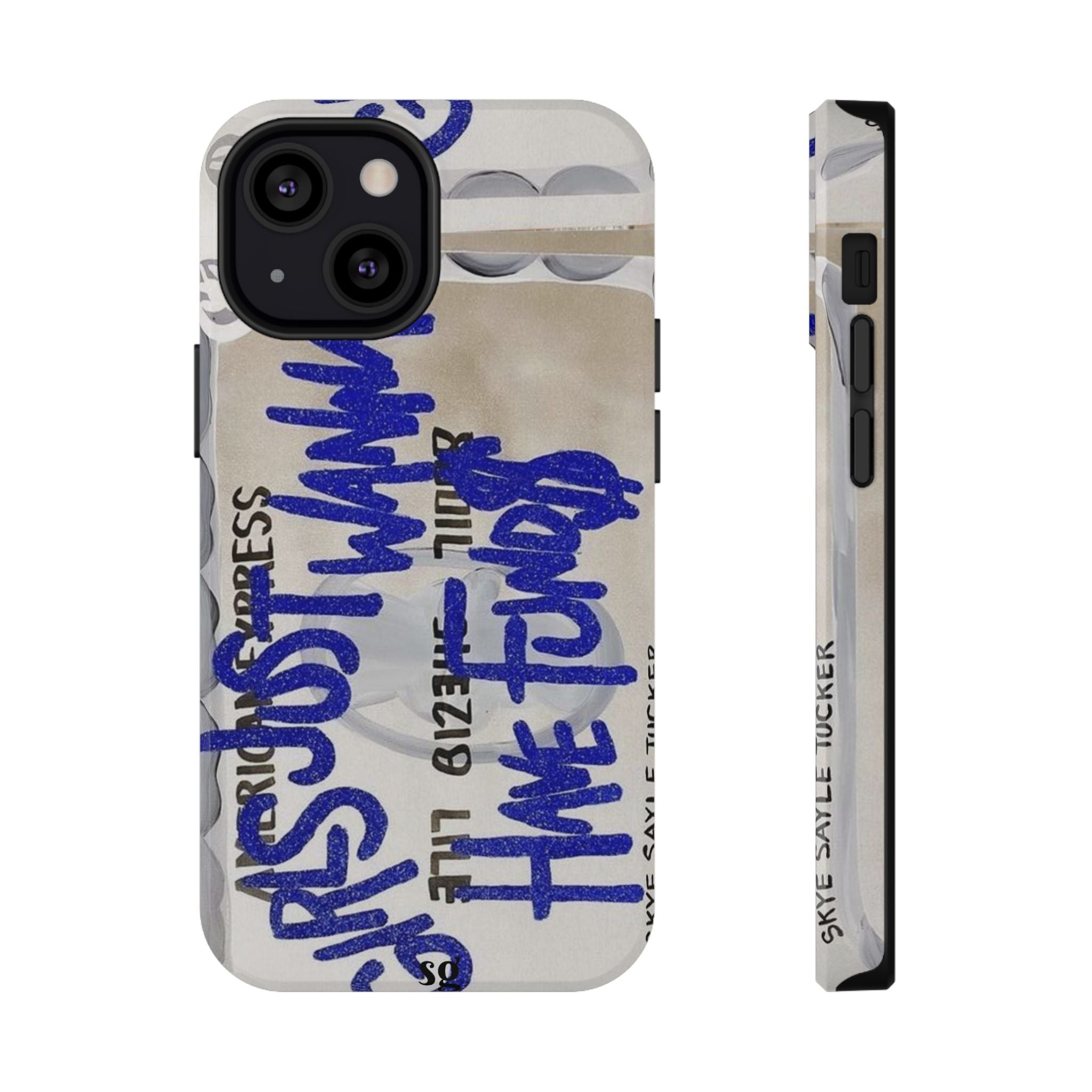 “girls just wanna have funds” protective phone case
