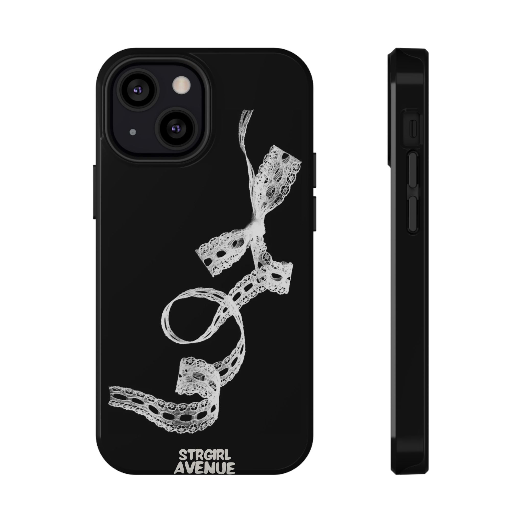 “lace tied” protective phone case