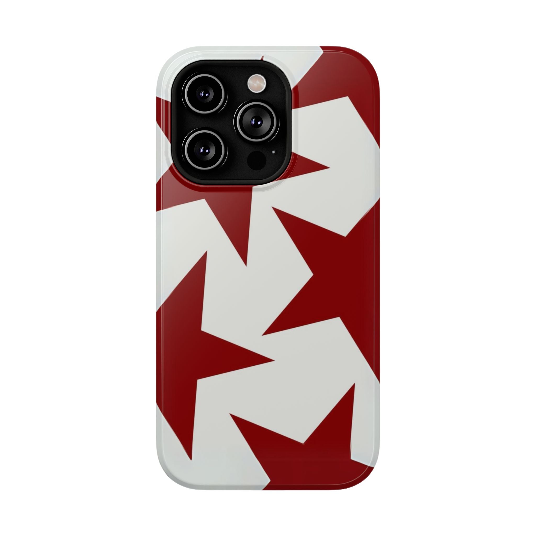 “red stars” protective phone case