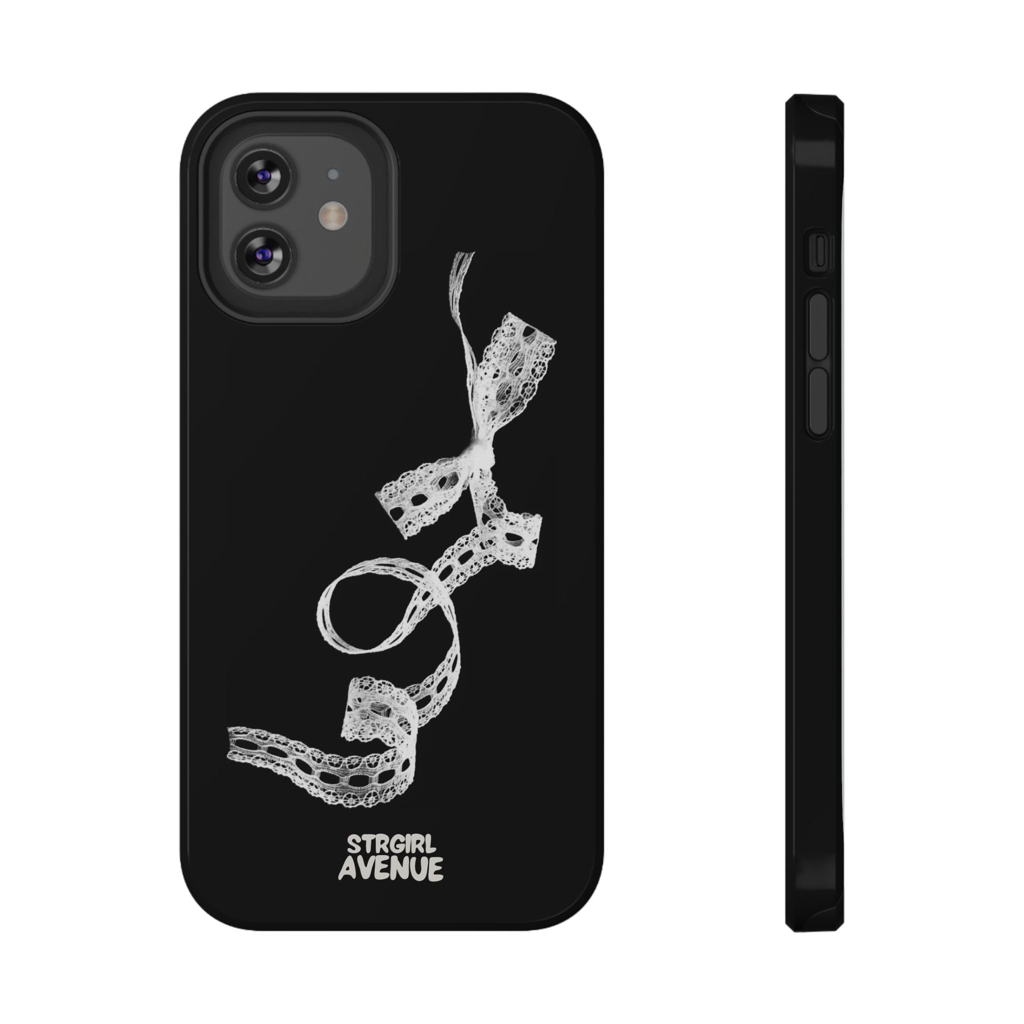 “lace tied” protective phone case