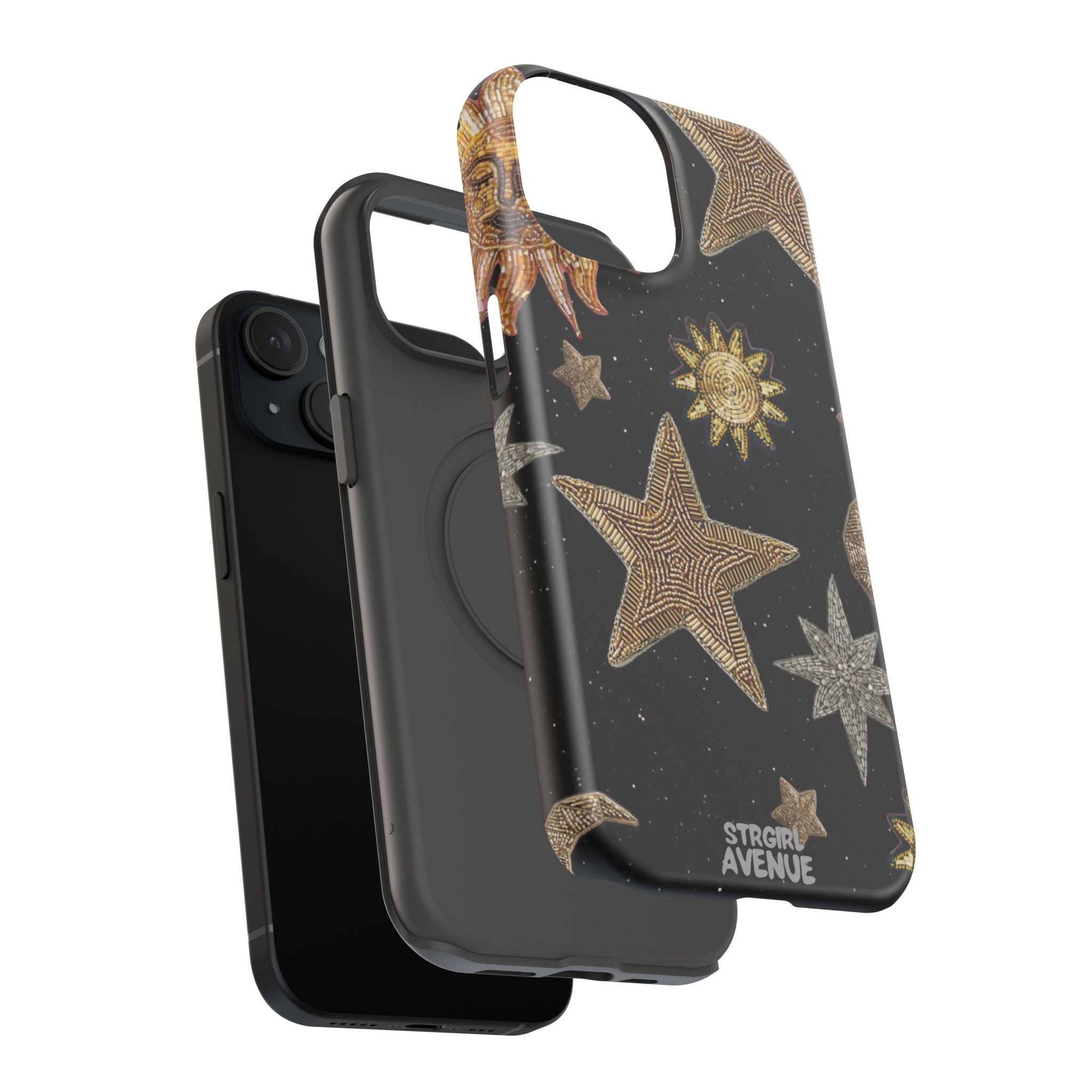 “Cosmic glow” protective phone case