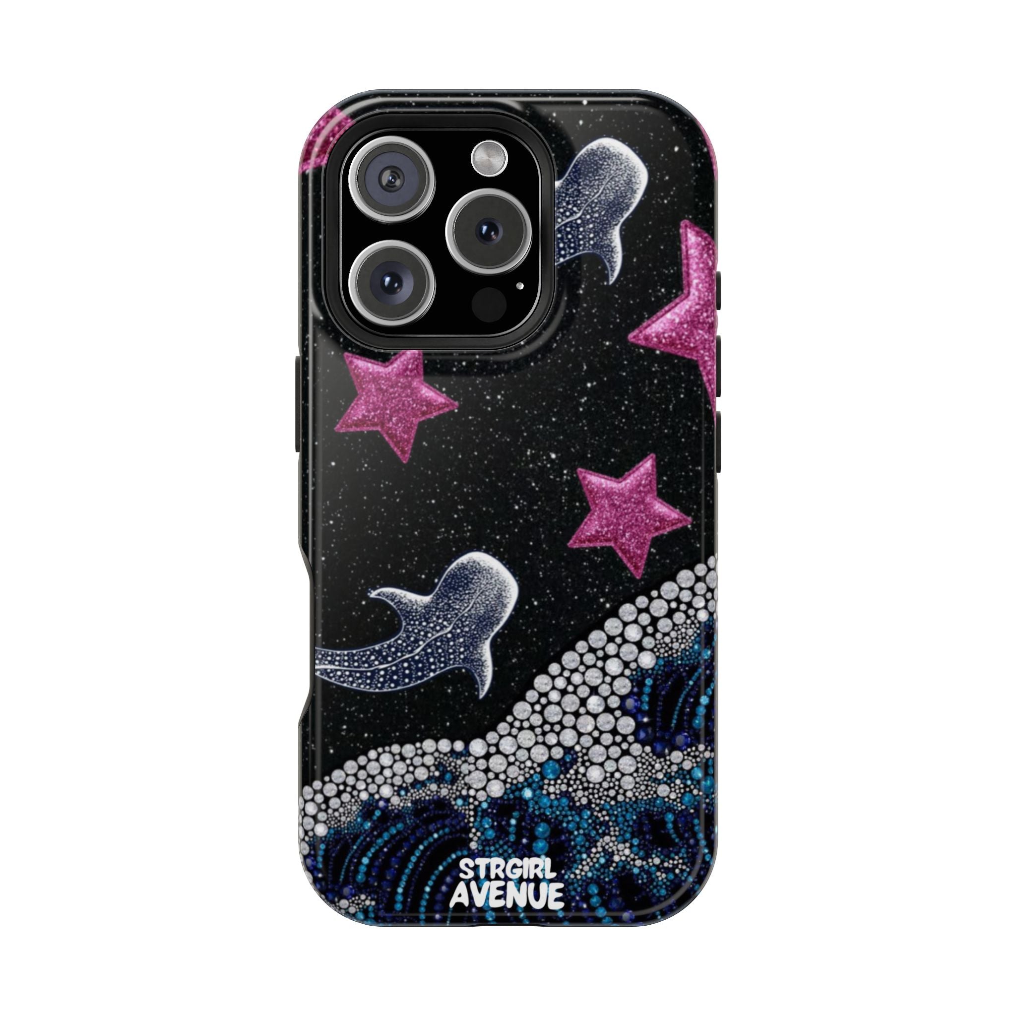 “cosmic tide ” protective phone case