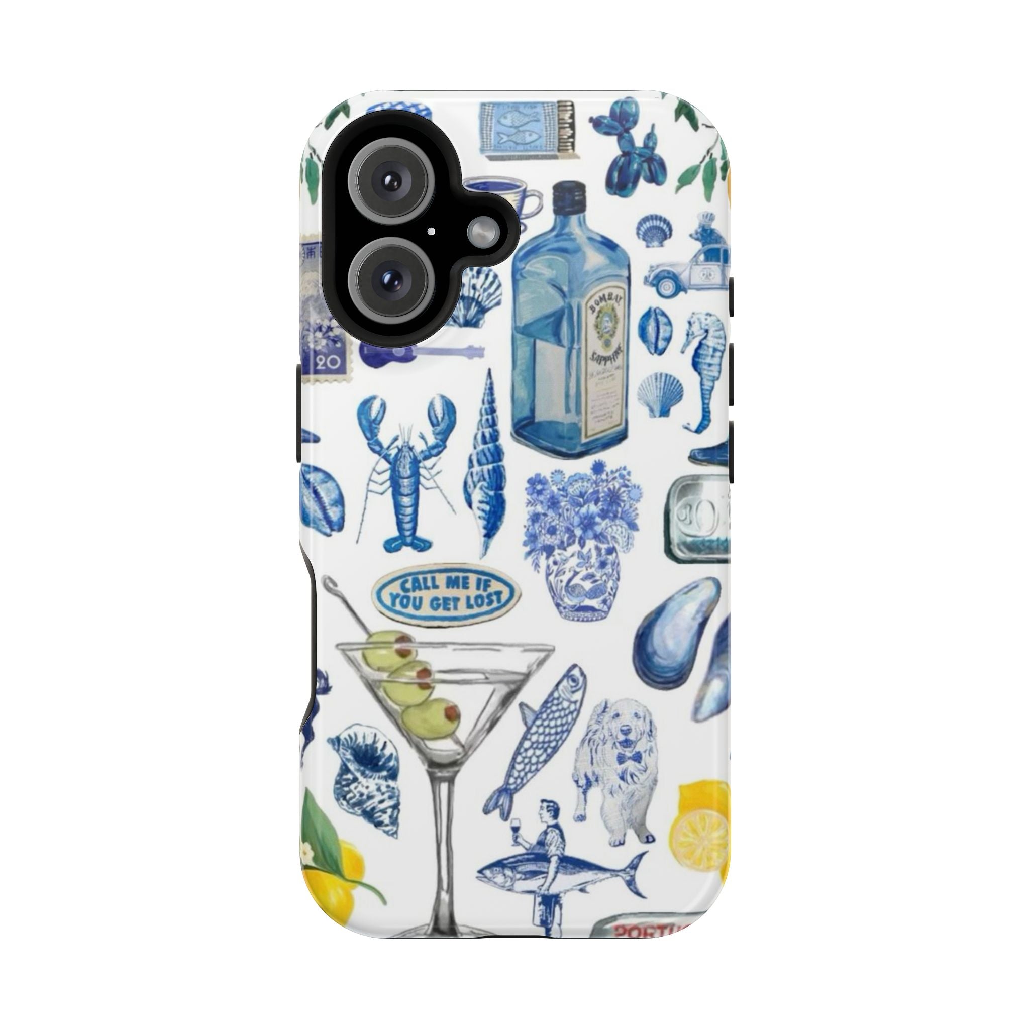 “call me” protective phone case