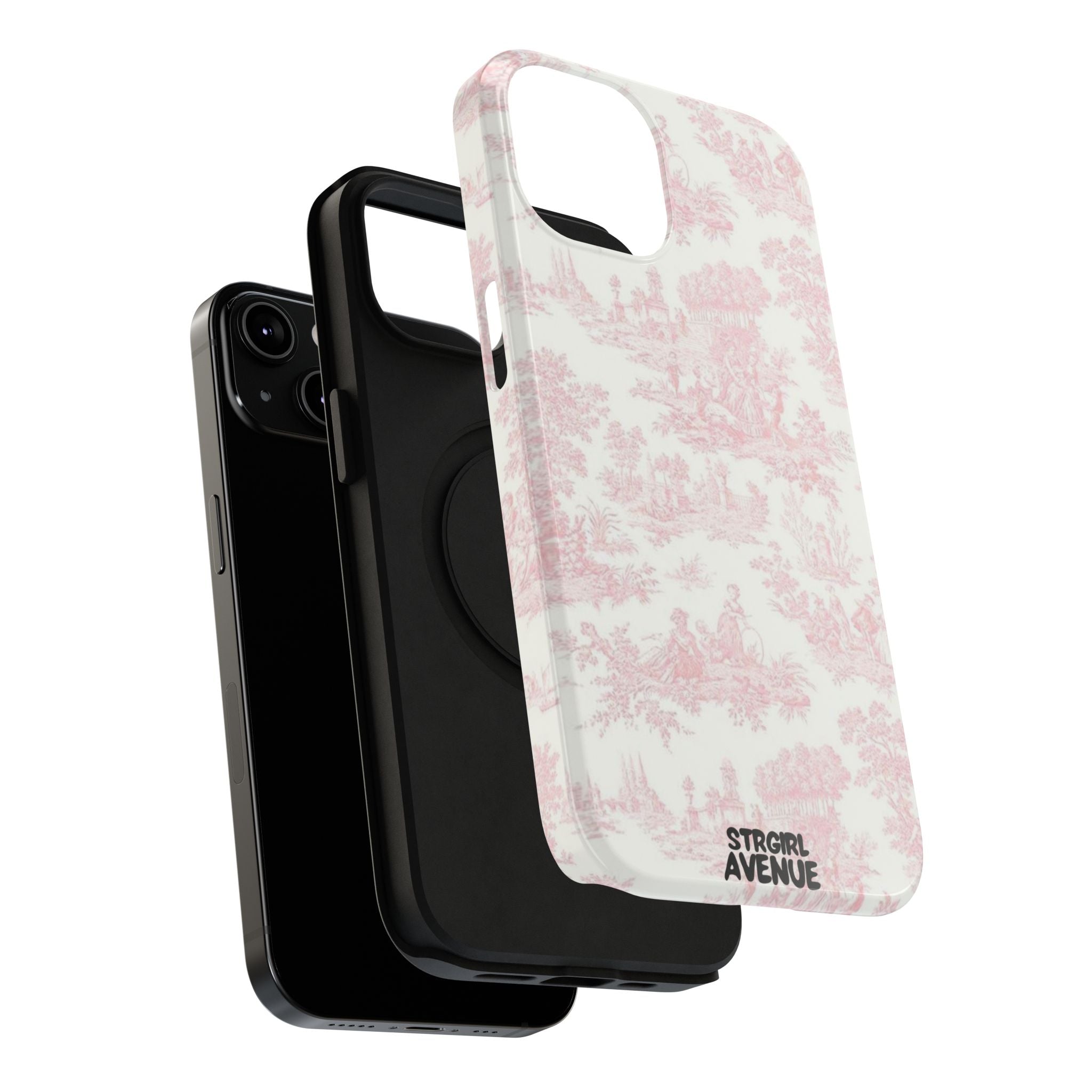 “Pink gardens” protective phone case