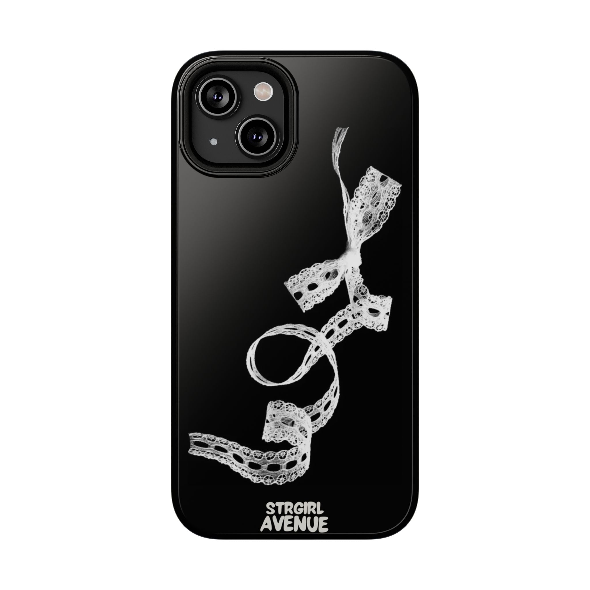 “lace tied” protective phone case
