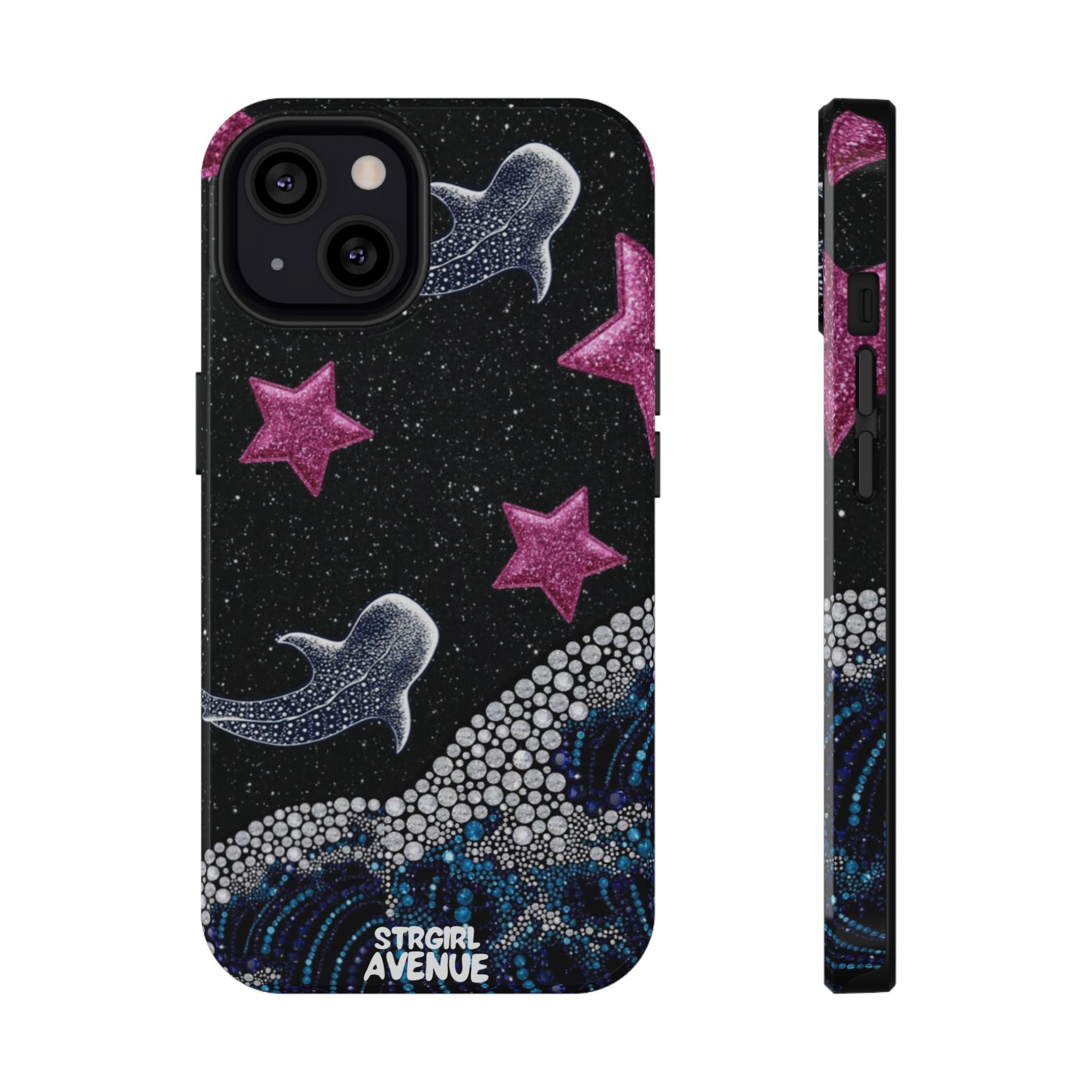 “cosmic tide ” protective phone case